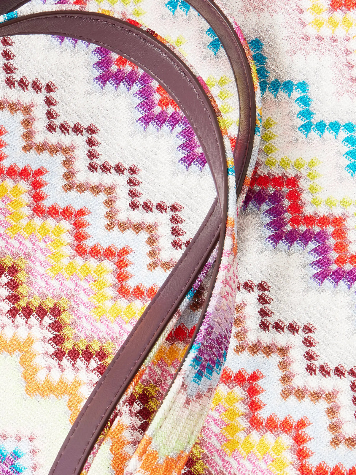 Striped Lurex Tote