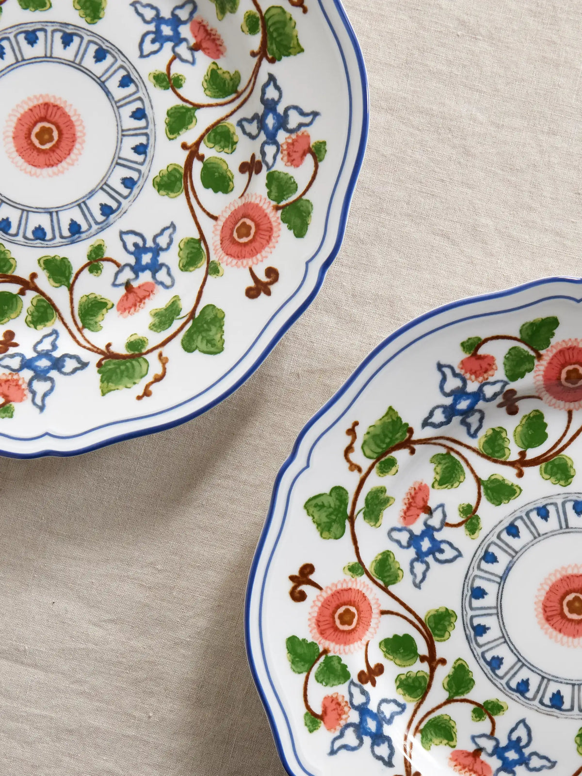 + Ginori 1735 Set Of Two Martina Porcelain Dinner Plates