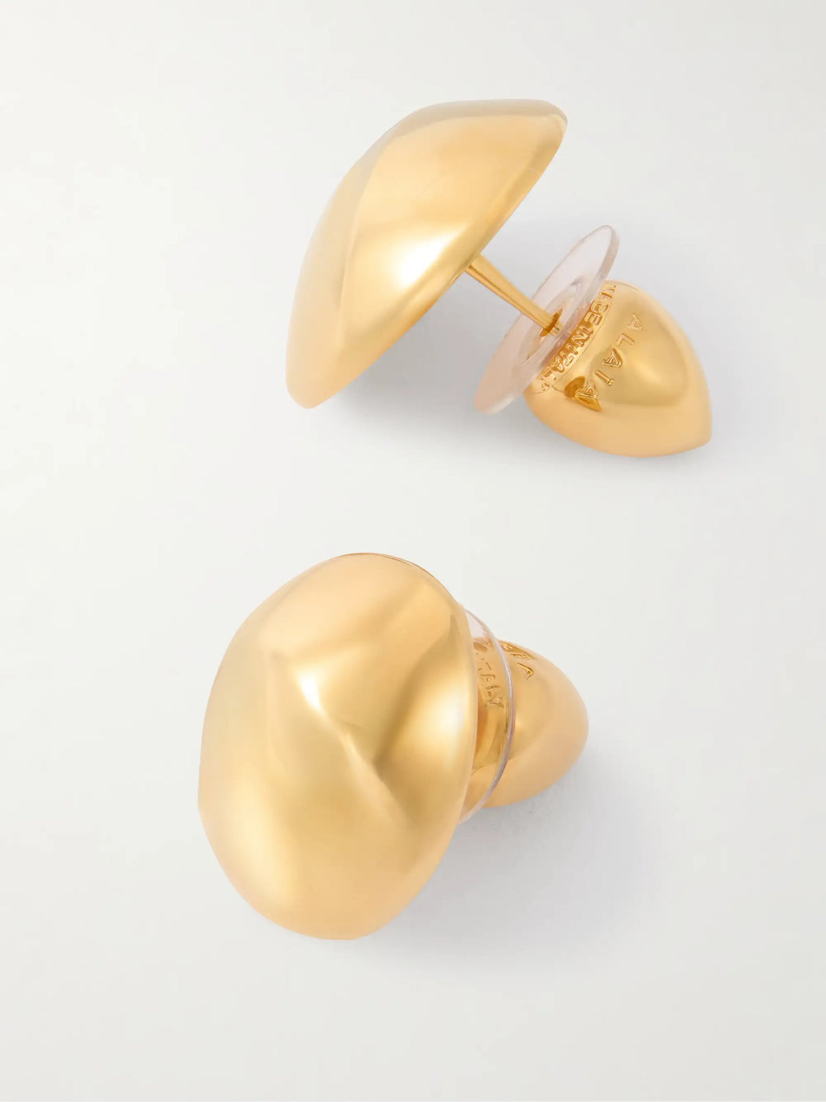 Alaïa Dome Gold-tone Earrings