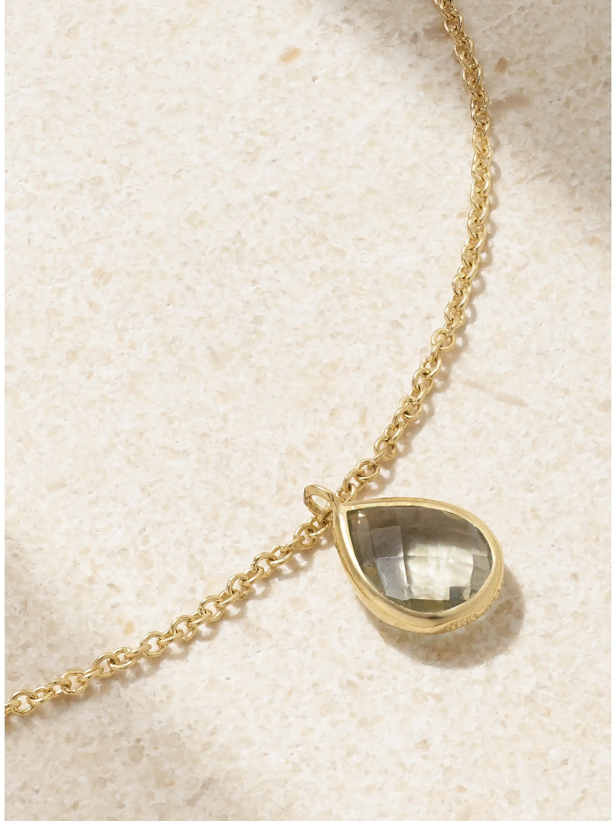 14-karat Gold Amethyst Anklet