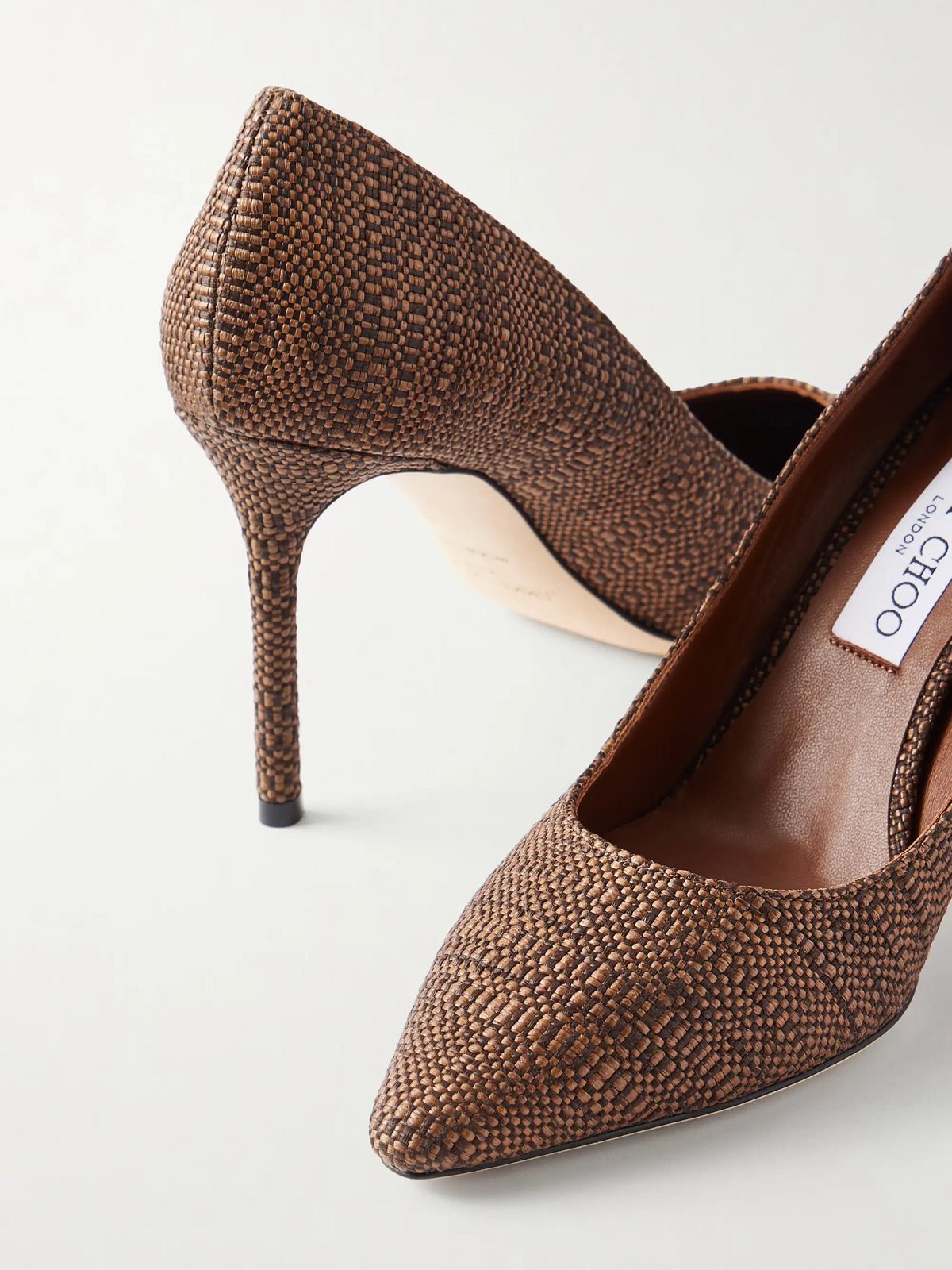 Romy 85 Raffia Pumps