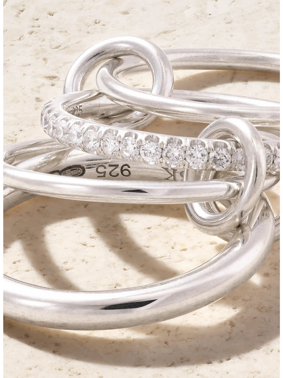 Nimbus Sterling Silver Diamond Ring