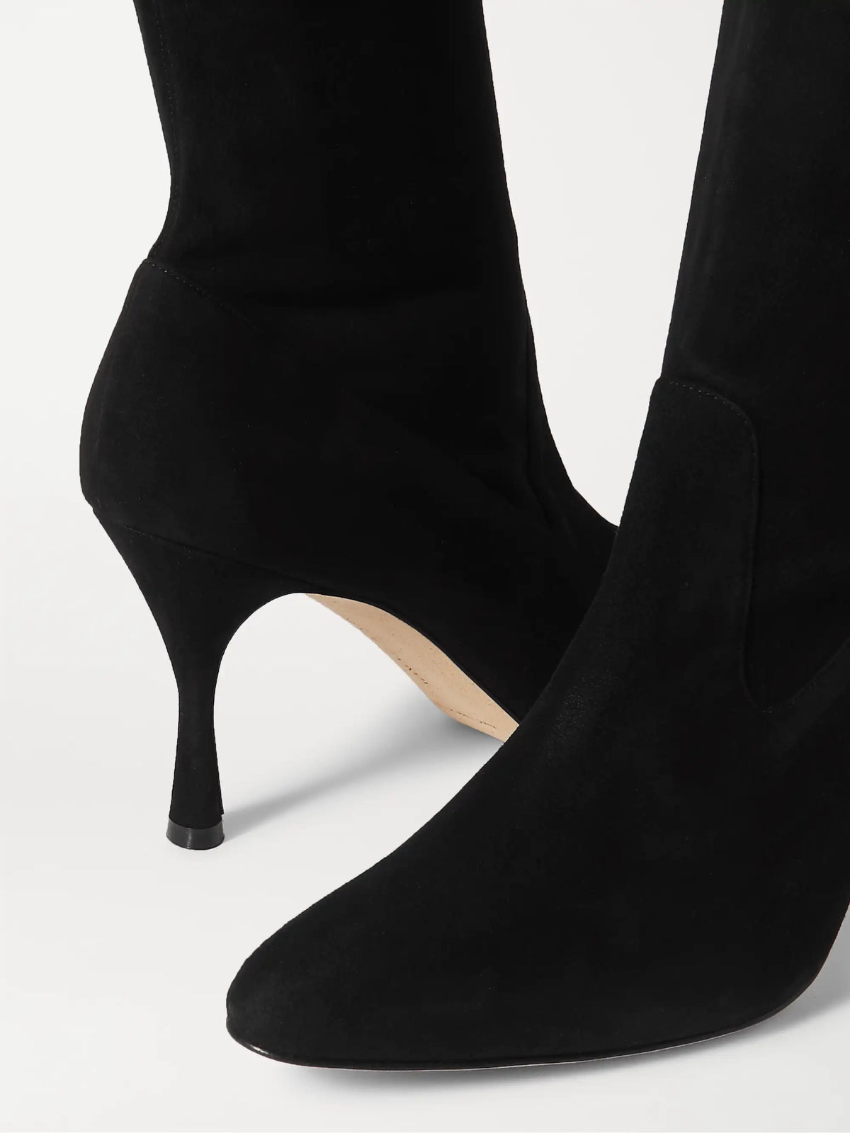 Pamfilo 90 Stretch-suede Knee Boots