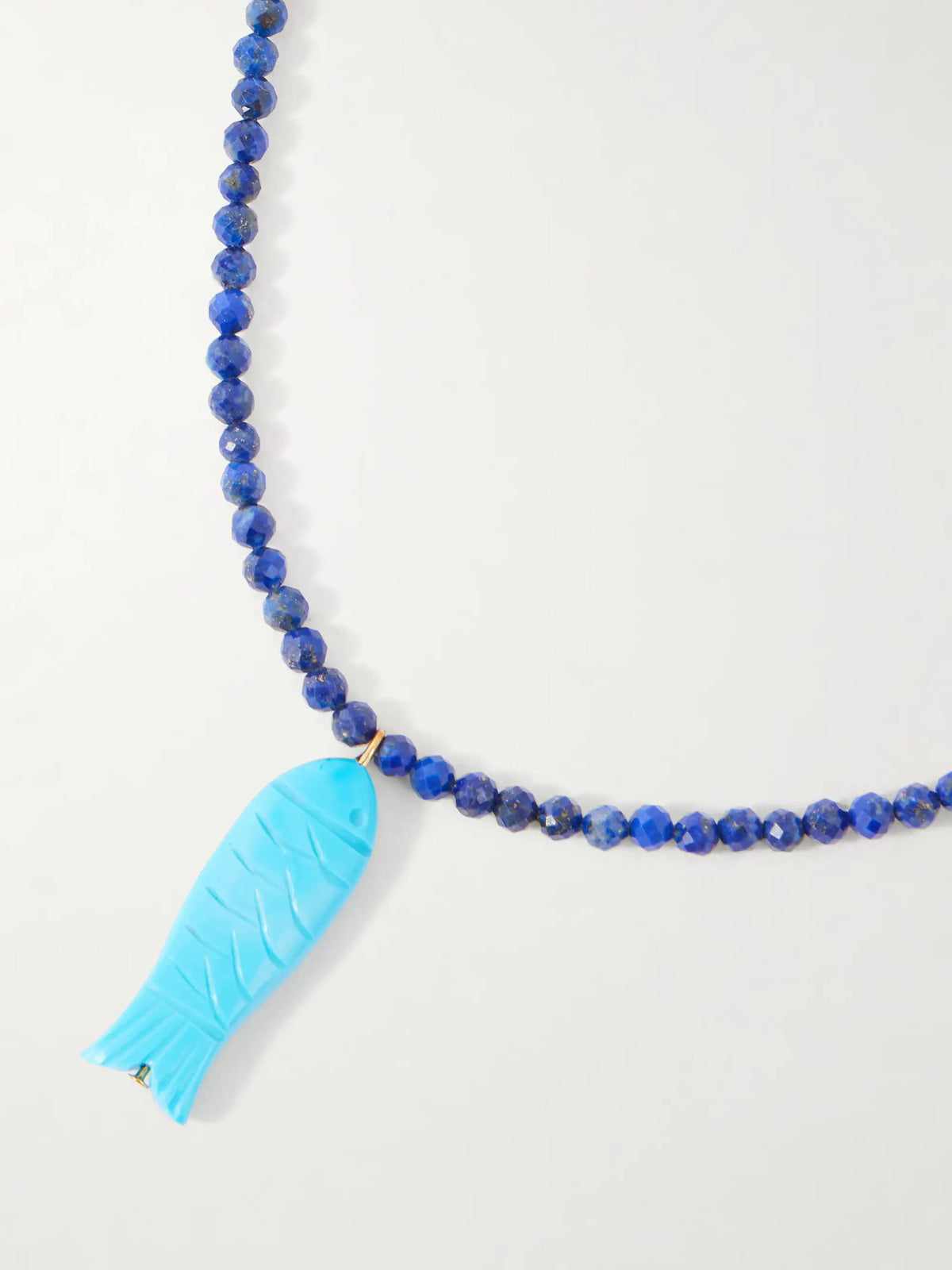 Elva Bead-embellished Pendant Necklace