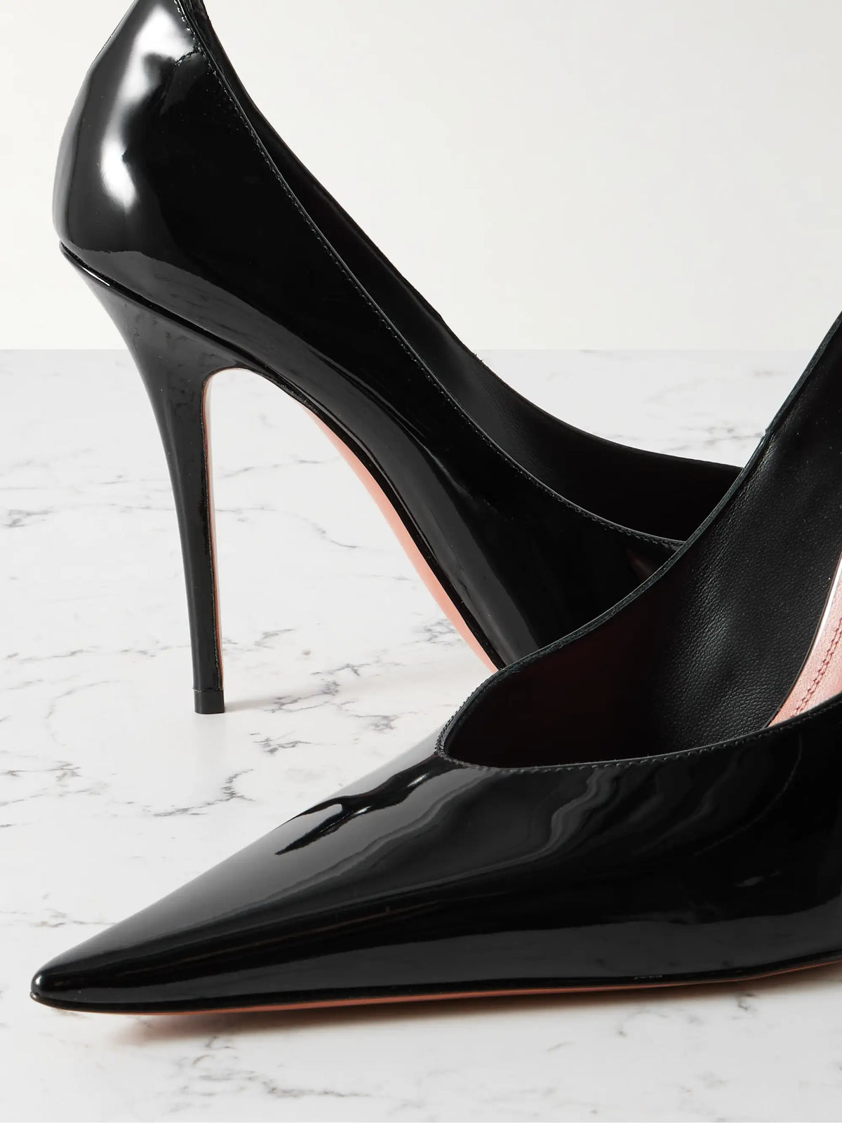 Anok Patent-leather Point-toe Pumps