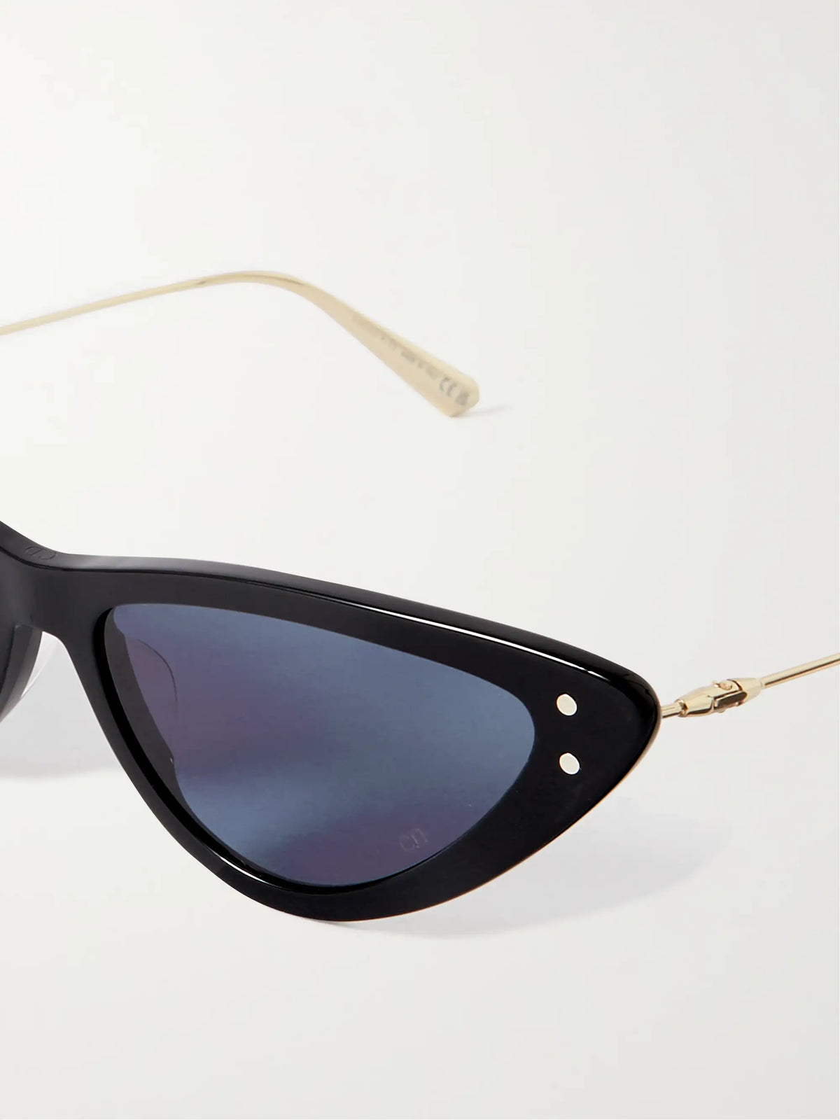 Missdior B4u Cat-eye Acetate And Gold-tone Sunglasses