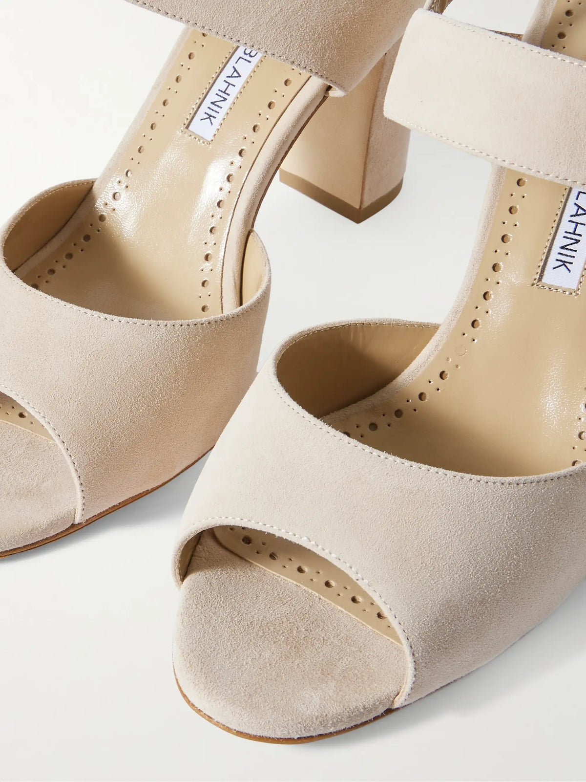 Khiko 90 Suede Slingback Sandals