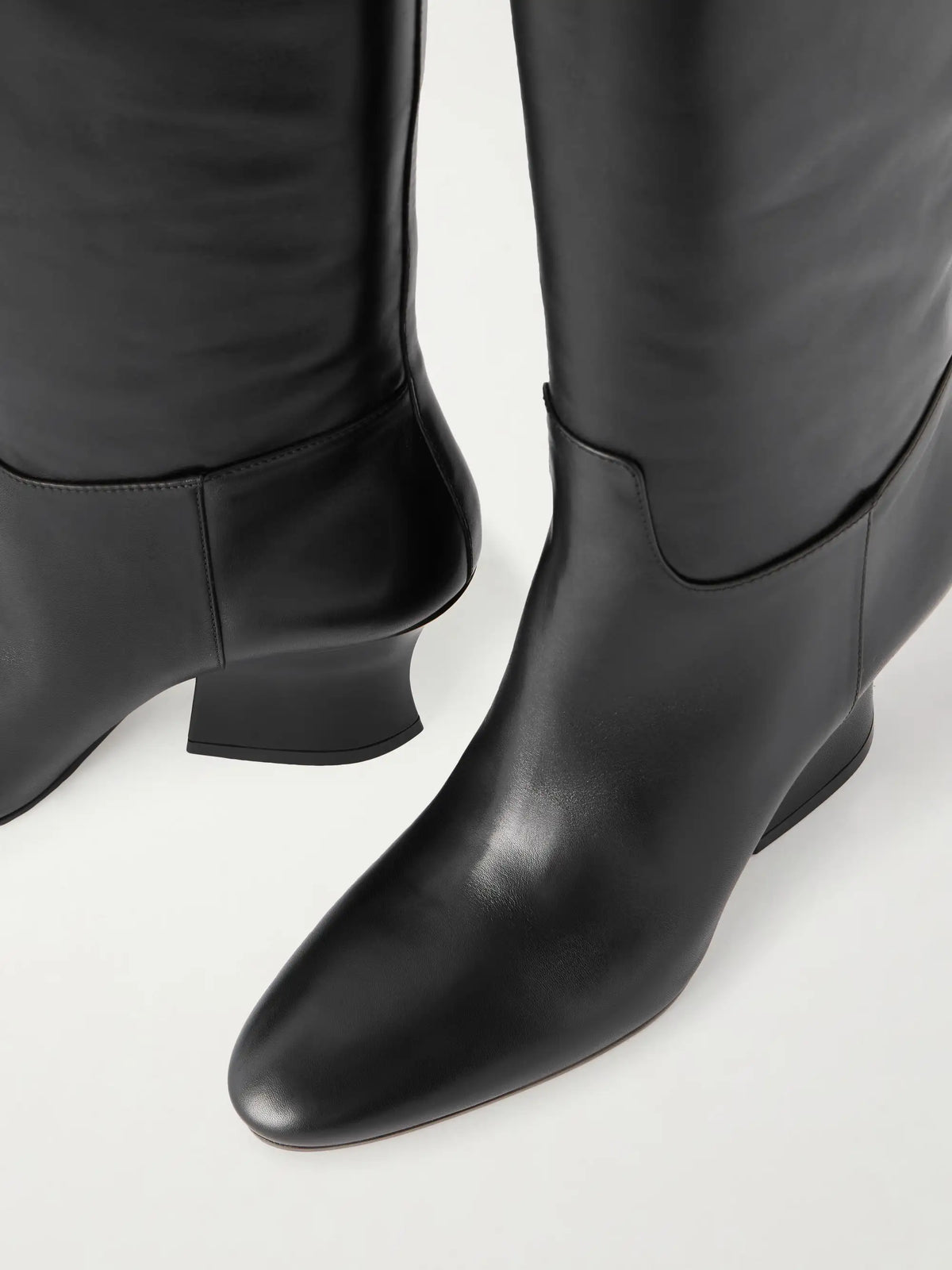Lune Leather Knee Boots
