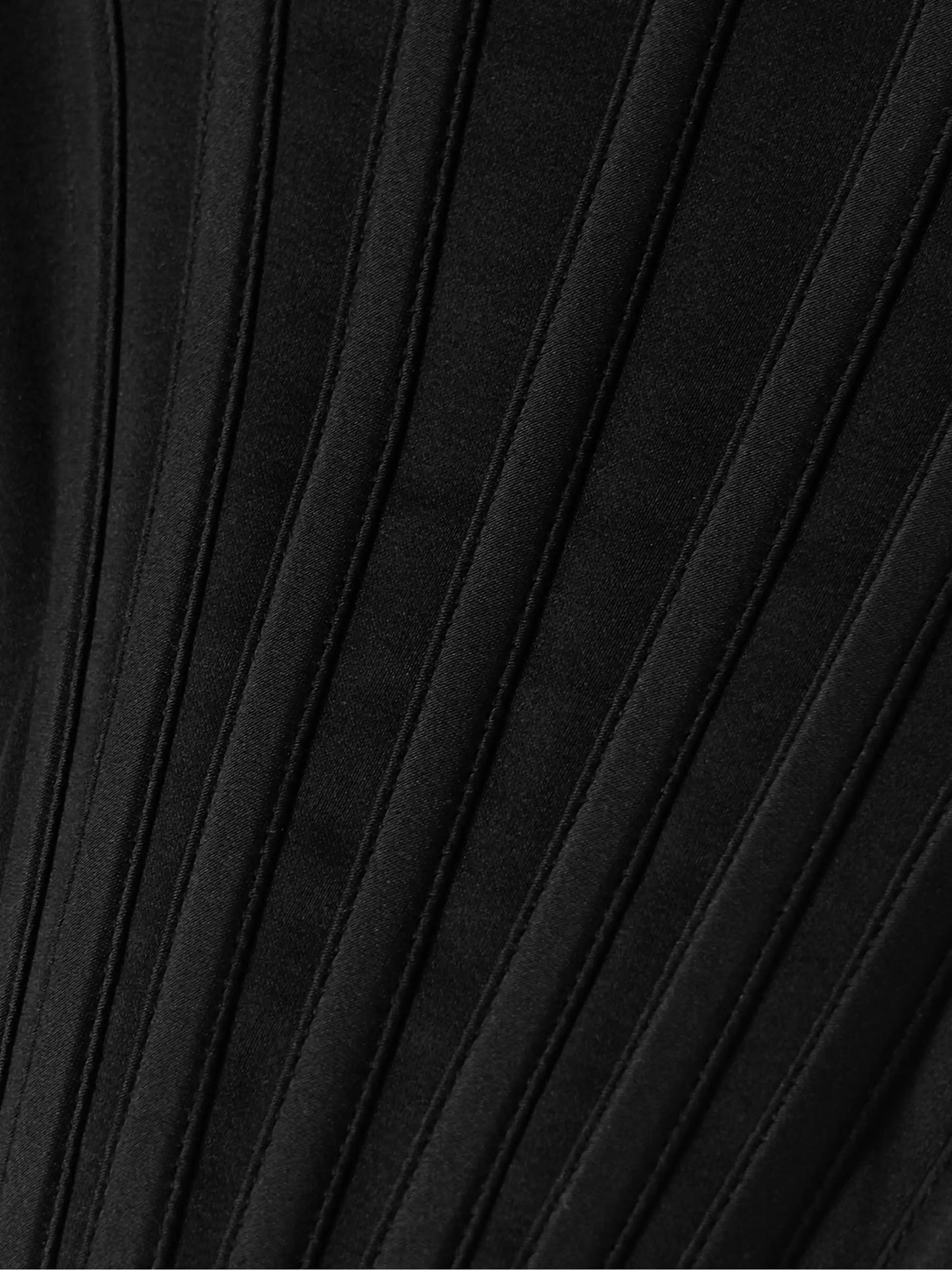 Wasp Strapless Recycled-satin Bustier Top