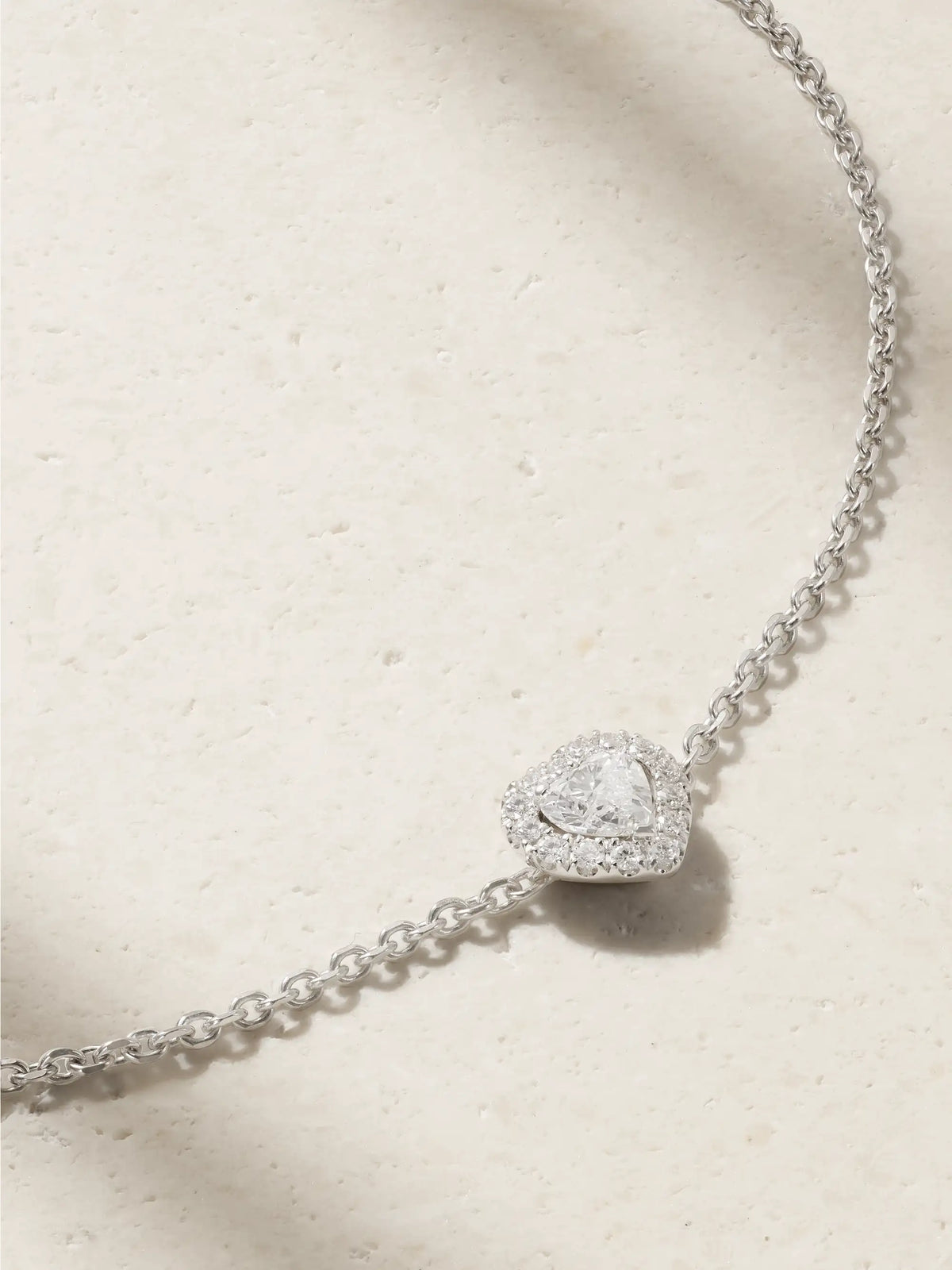 Aura Solitare 18-karat White Gold Diamond Bracelet
