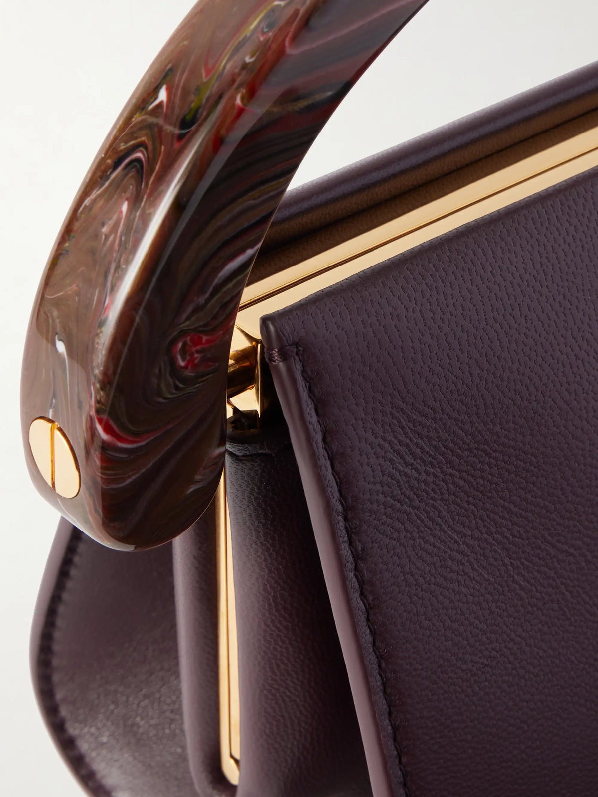 Dries Van Noten Leather Clutch