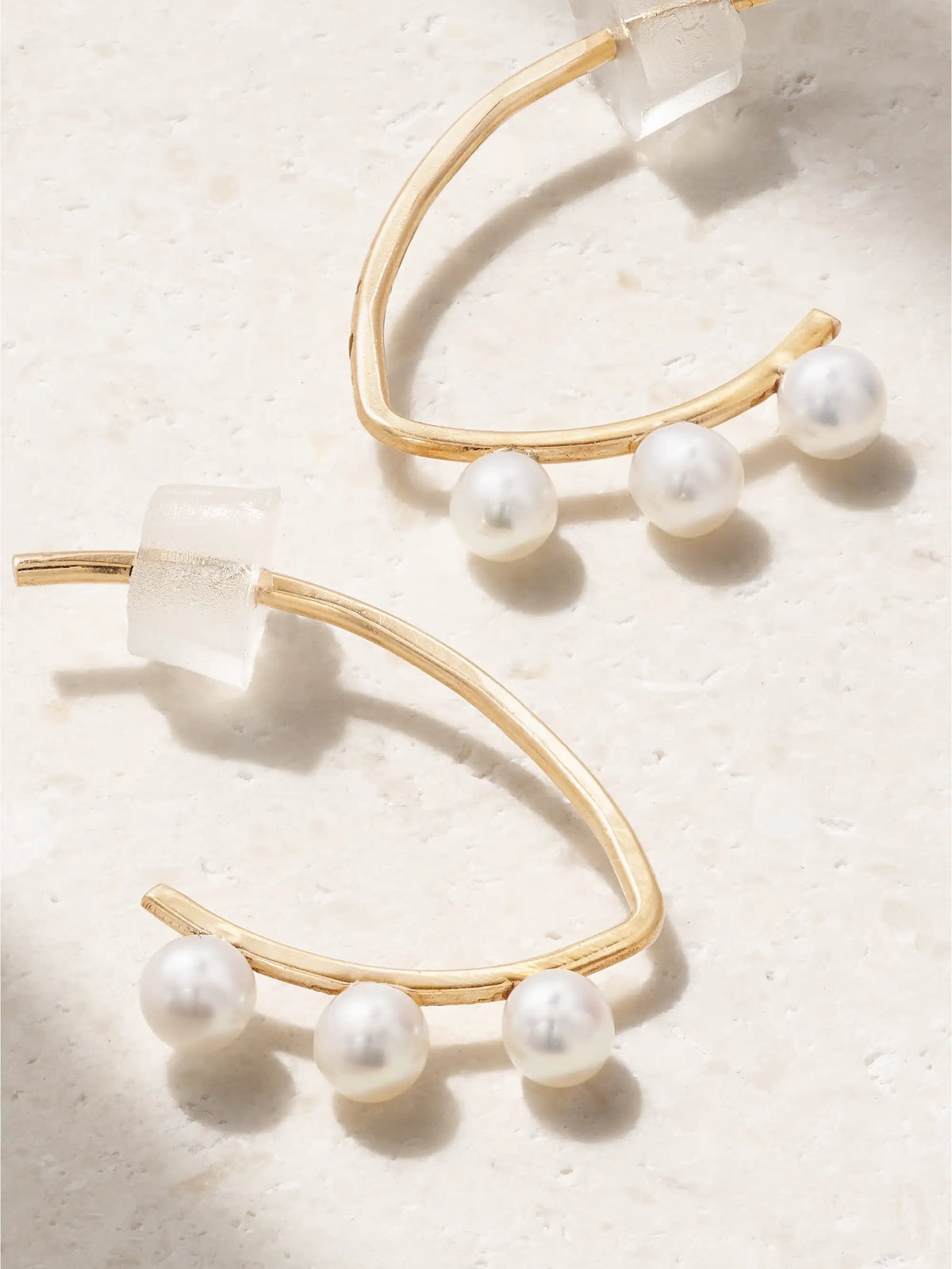14-karat Recycled Gold Pearl Earrings