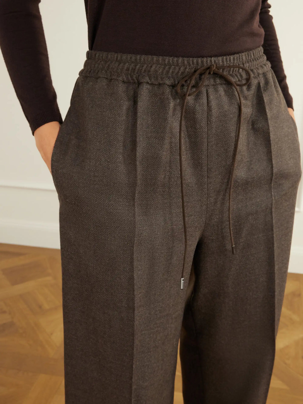 Max Mara Pantone Virgin Wool-twill Wide-leg Pants