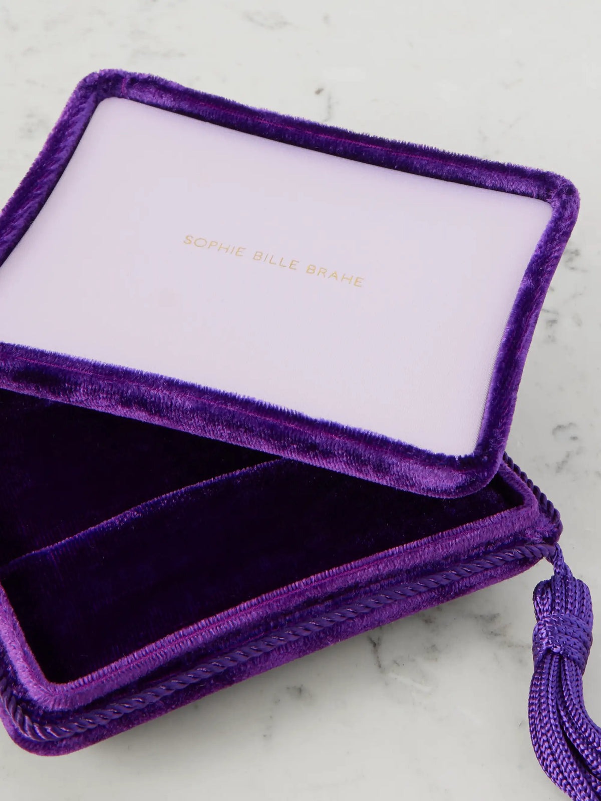Tasseled Velvet Jewelry Box