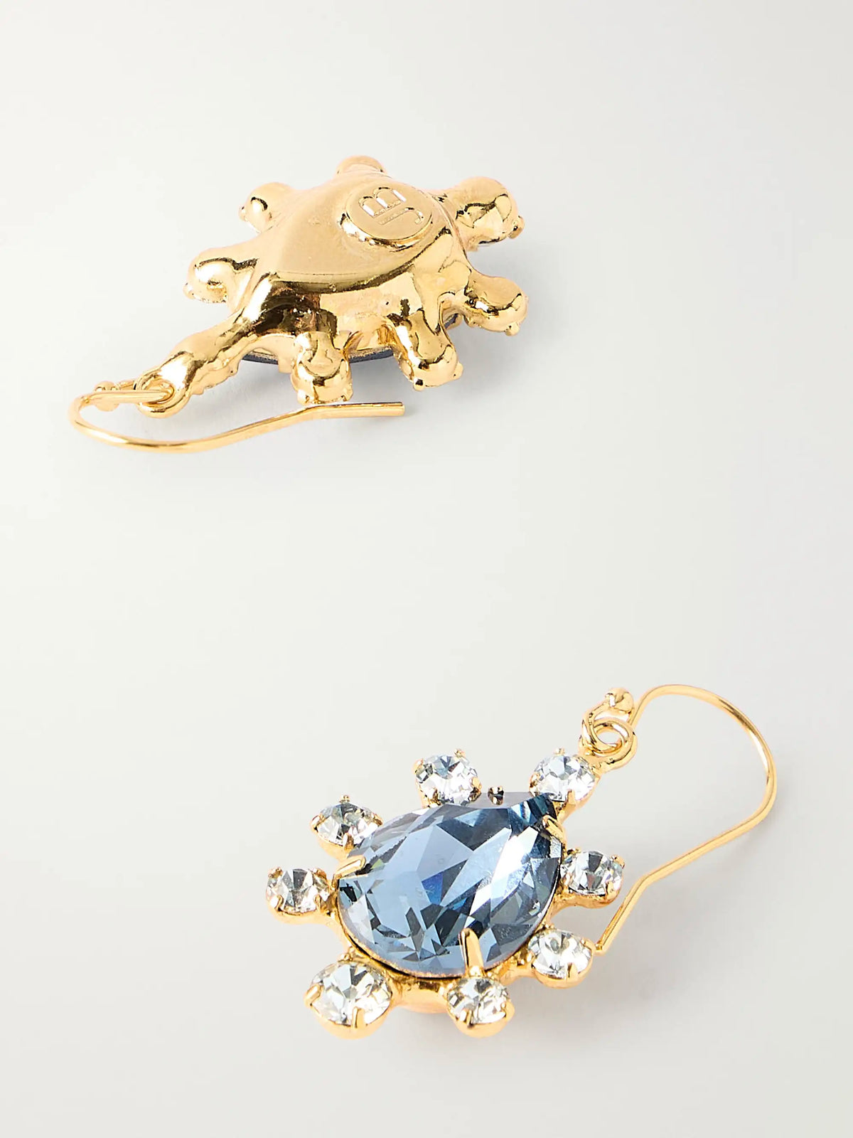 Adalee Gold-plated Sapphire Earrings