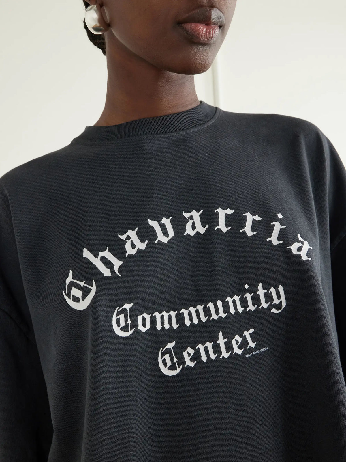 Willy Chavarria Community Center Printed Cotton-jersey T-shirt