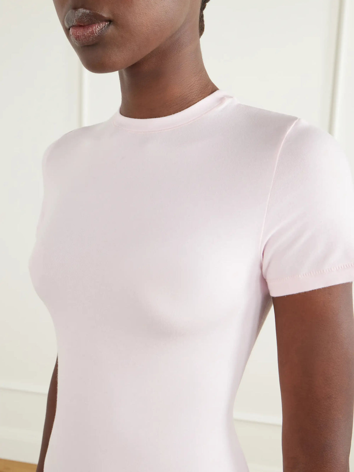 SKIMS Stretch-cotton Jersey T-shirt