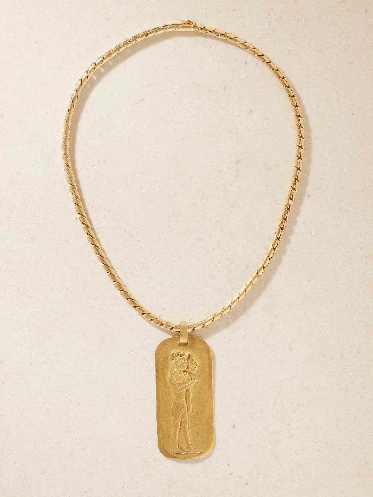 Stephanie Windsor + O. j. Perrin And Georges Lenfant Vintage 1960-1970s 18-karat Gold Necklace