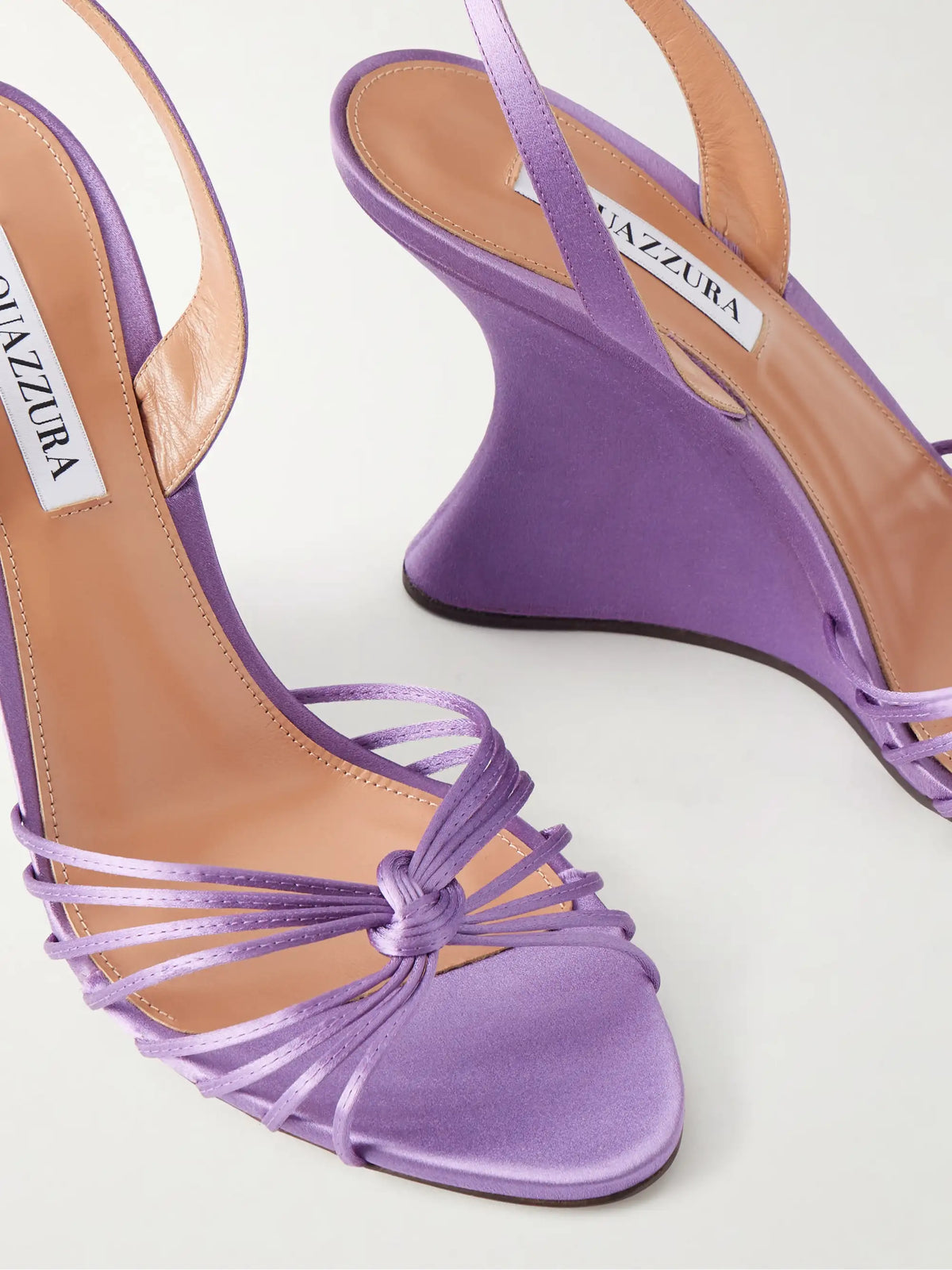 Serenity 95 Satin Wedge Sandals