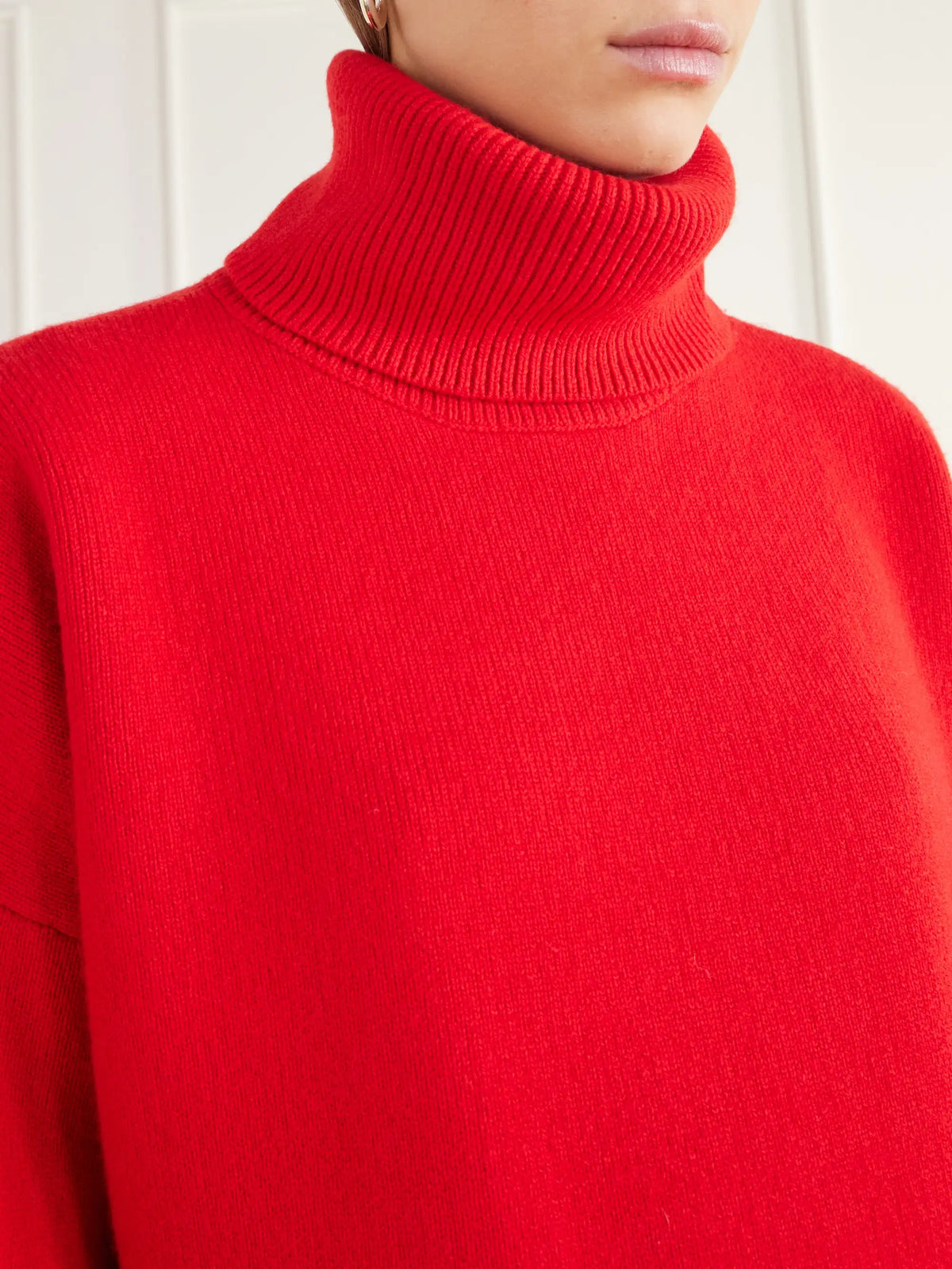 TOTEME Brushed Wool-blend Turtleneck Sweater