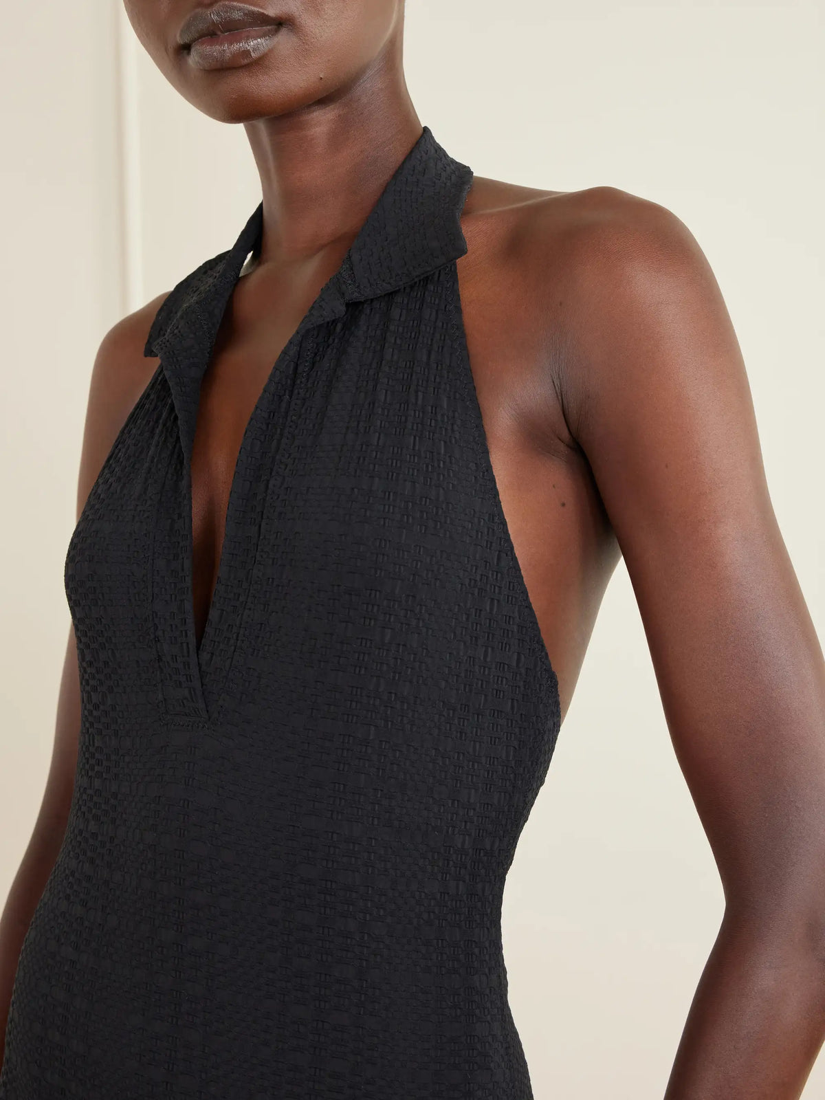 Polo Seersucker Swimsuit