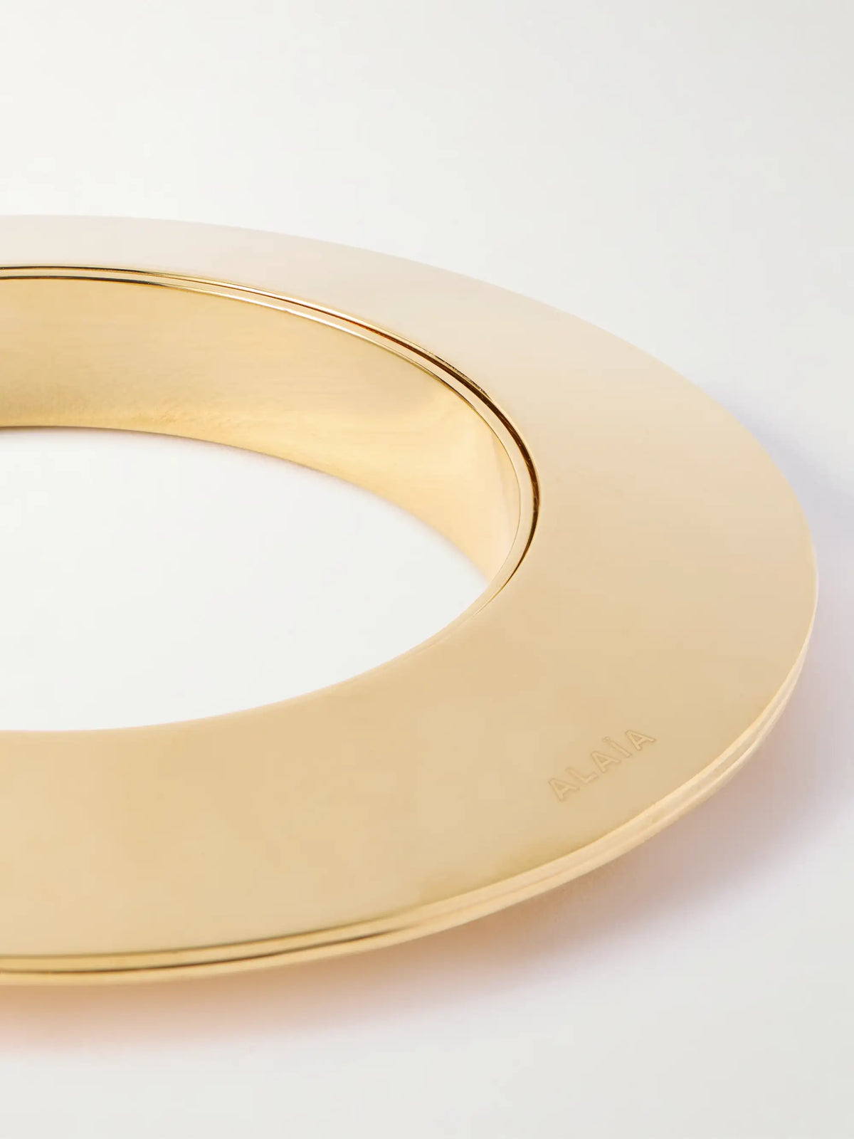 Blade Gold-tone Bangle