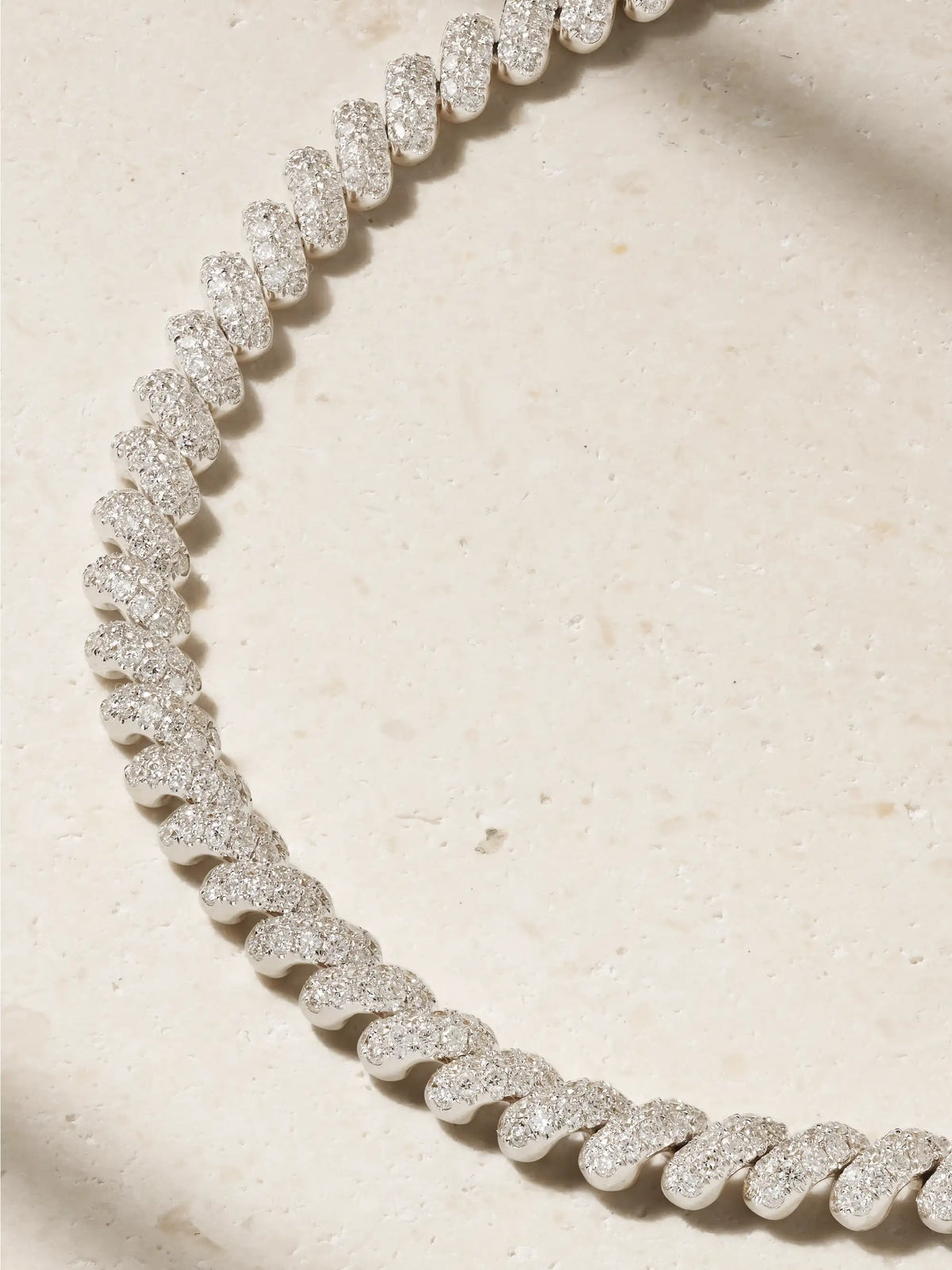 Anita Ko 18-karat White Gold Diamond Necklace