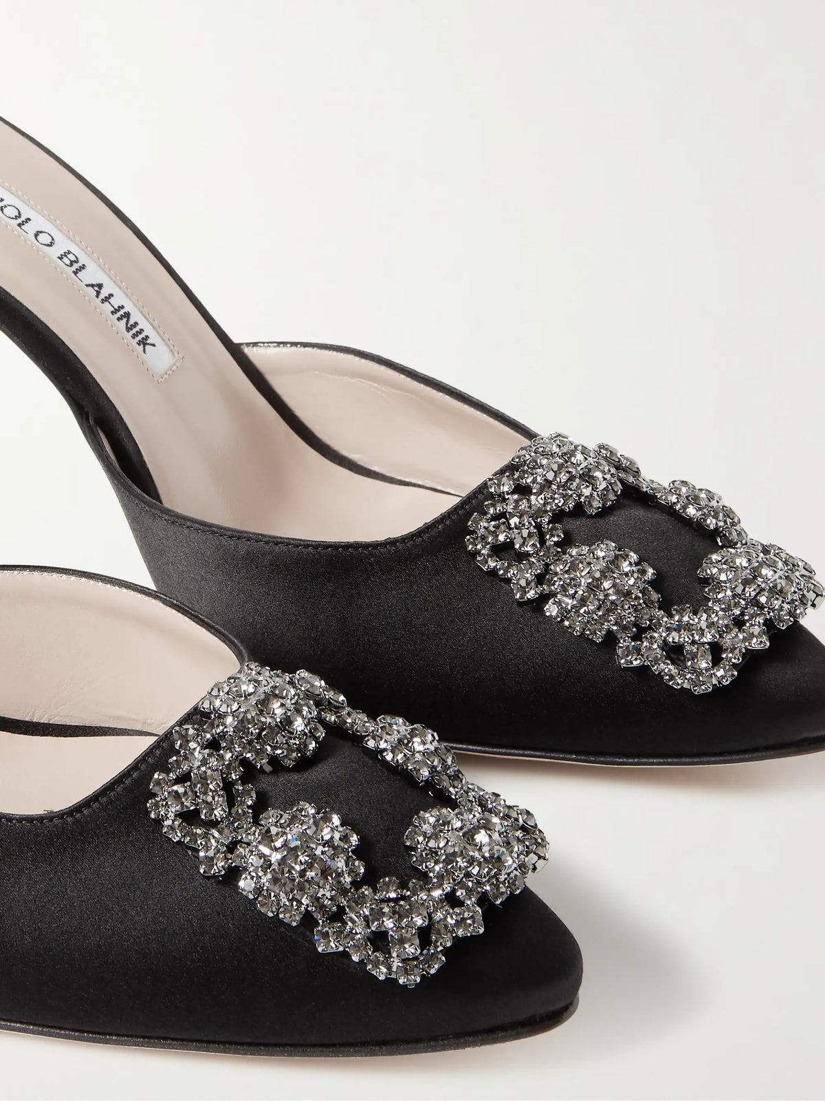Hangisimu 70 Embellished Satin Mules