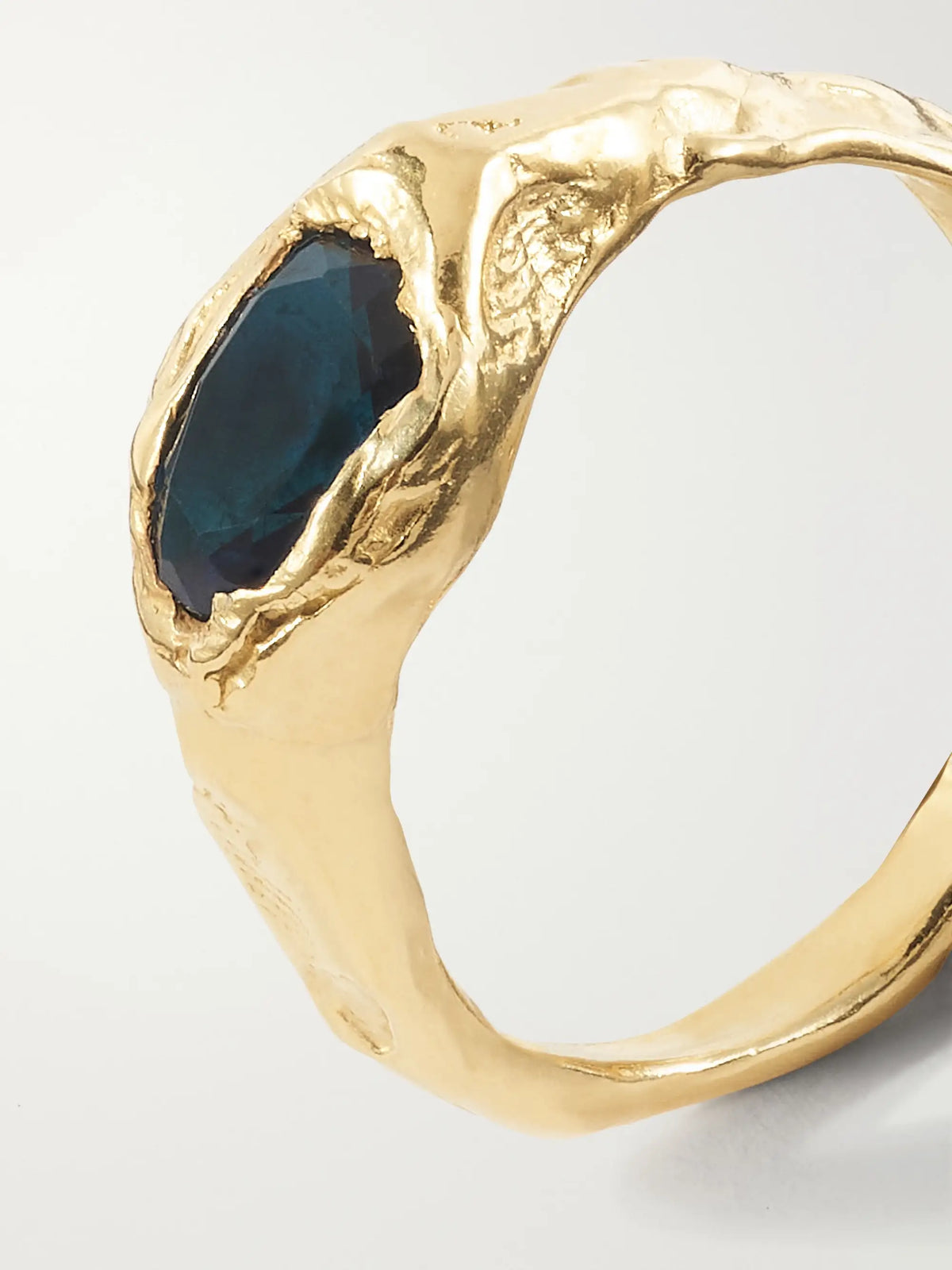 Faro Formentor Gold-plated Sterling Silver And Cubic Zirconia Ring