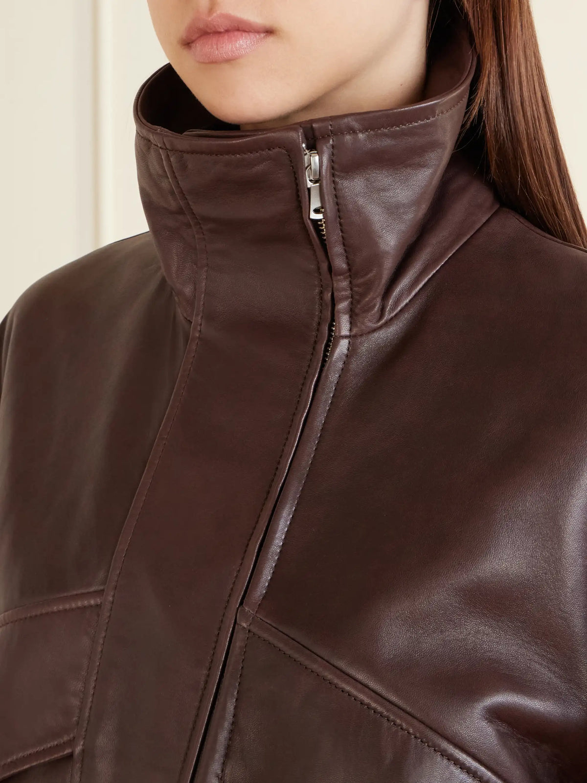 Nour Hammour Leather Jacket