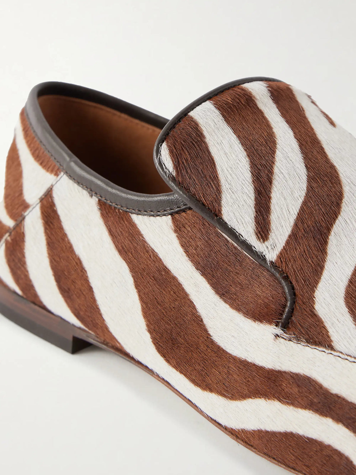 Dakar Zebra-print Calf Hair Loafers