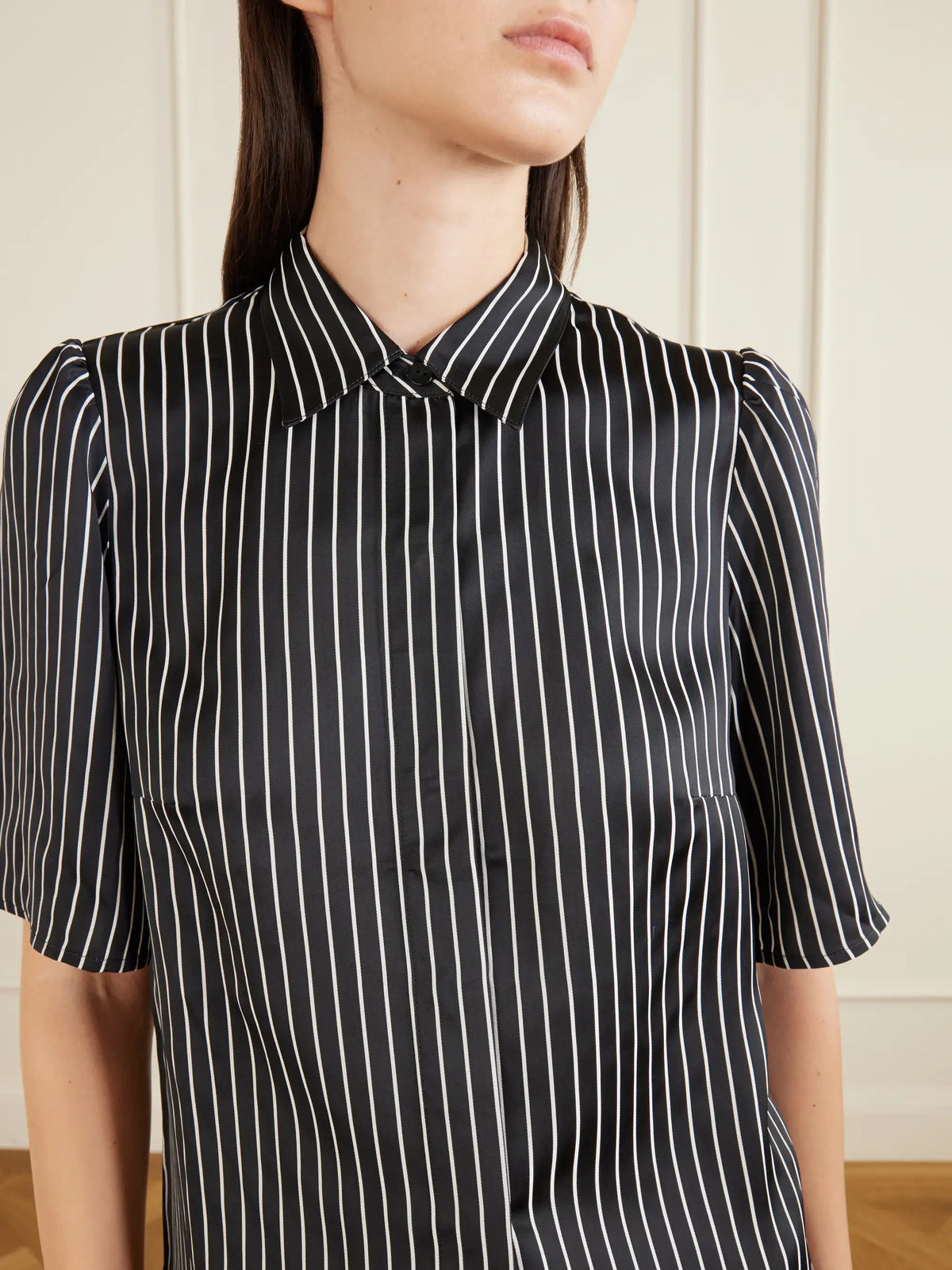 Maria McManus Striped Habotai Blouse