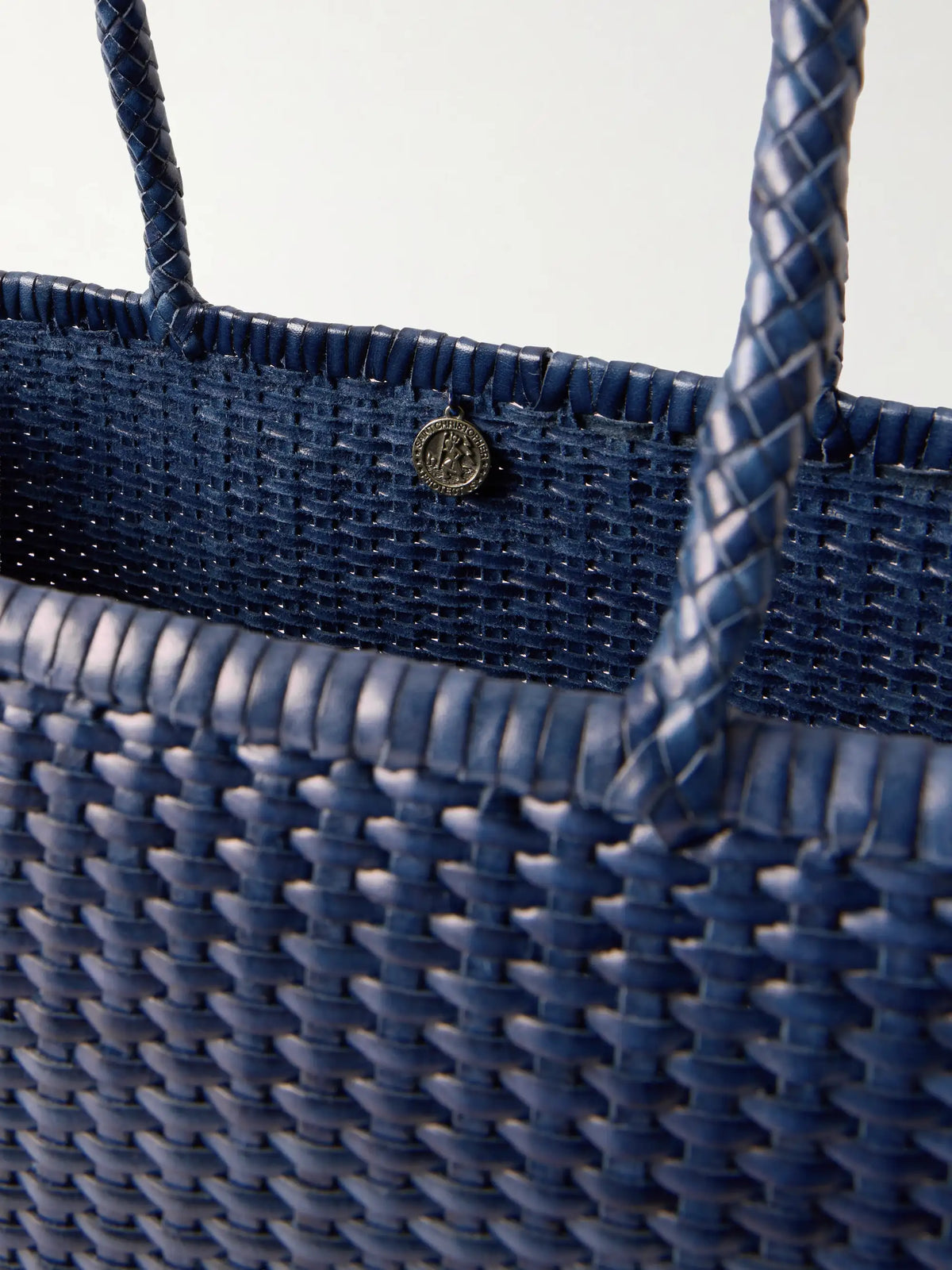 B Weave Leather Tote