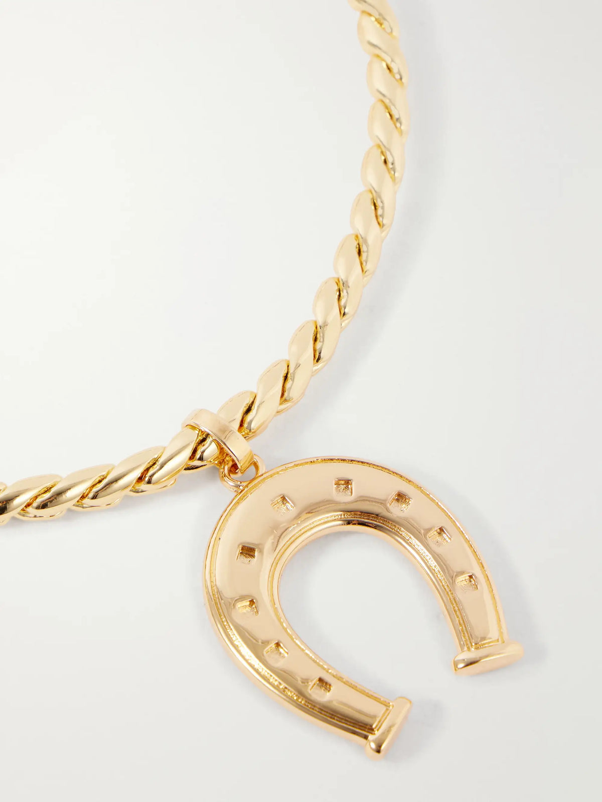 Martha Calvo Wish Me Luck Gold-tone Necklace