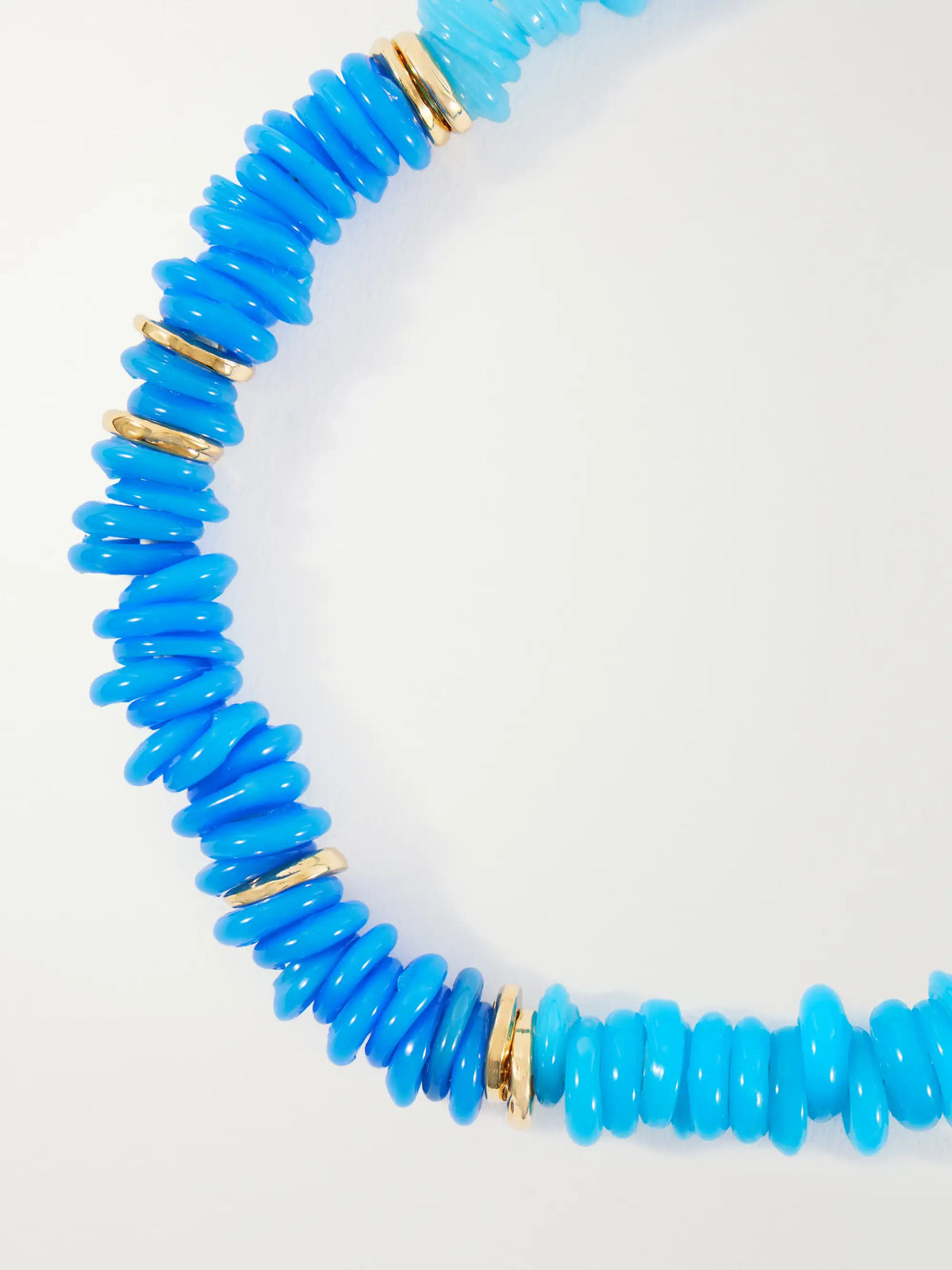 Lita Gold-plated Quartz, Pearl And Cord Beaded Necklace