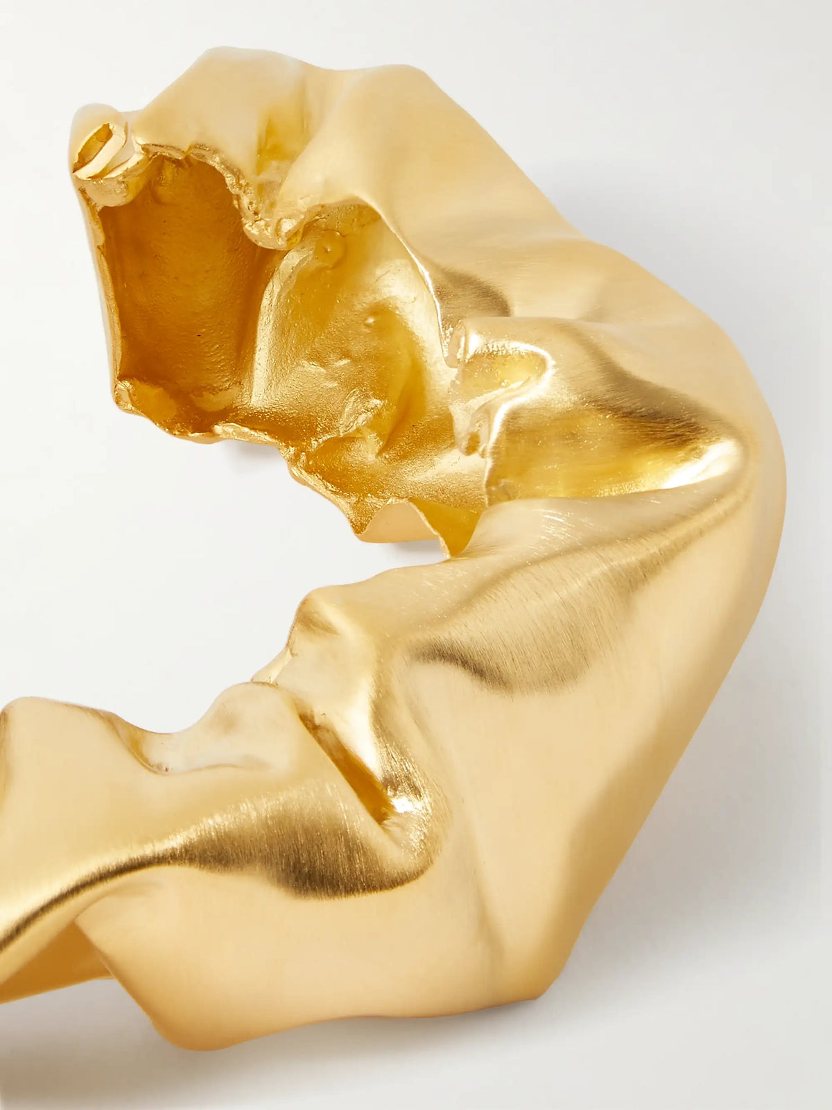 Scrunch Gold Vermeil Cuff