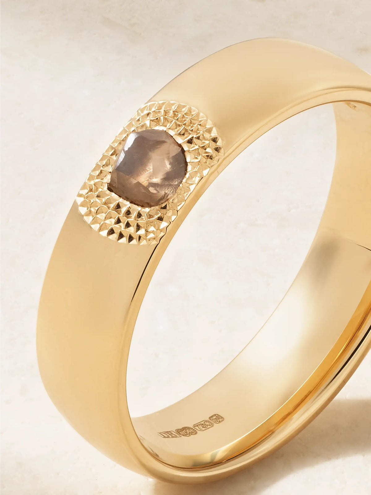 Talisman Large 18-karat Gold Diamond Ring