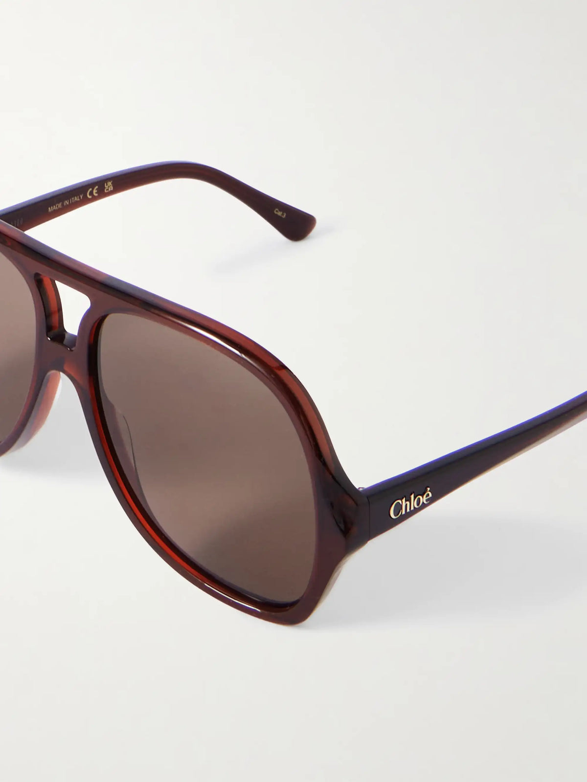 Salomé Aviator-style Acetate Sunglasses