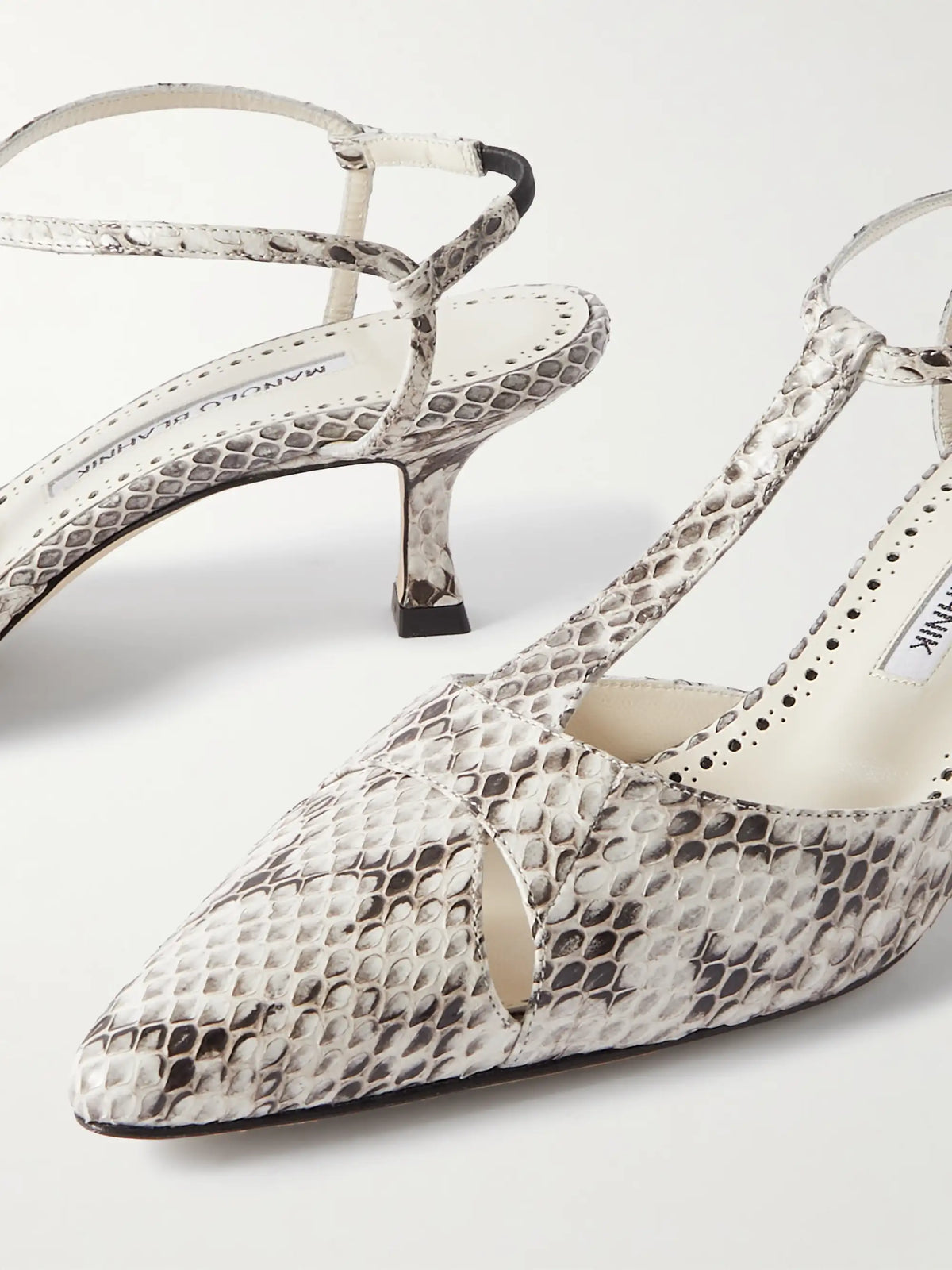 Turgimod 50 Cutout Elaphe Slingback Pumps