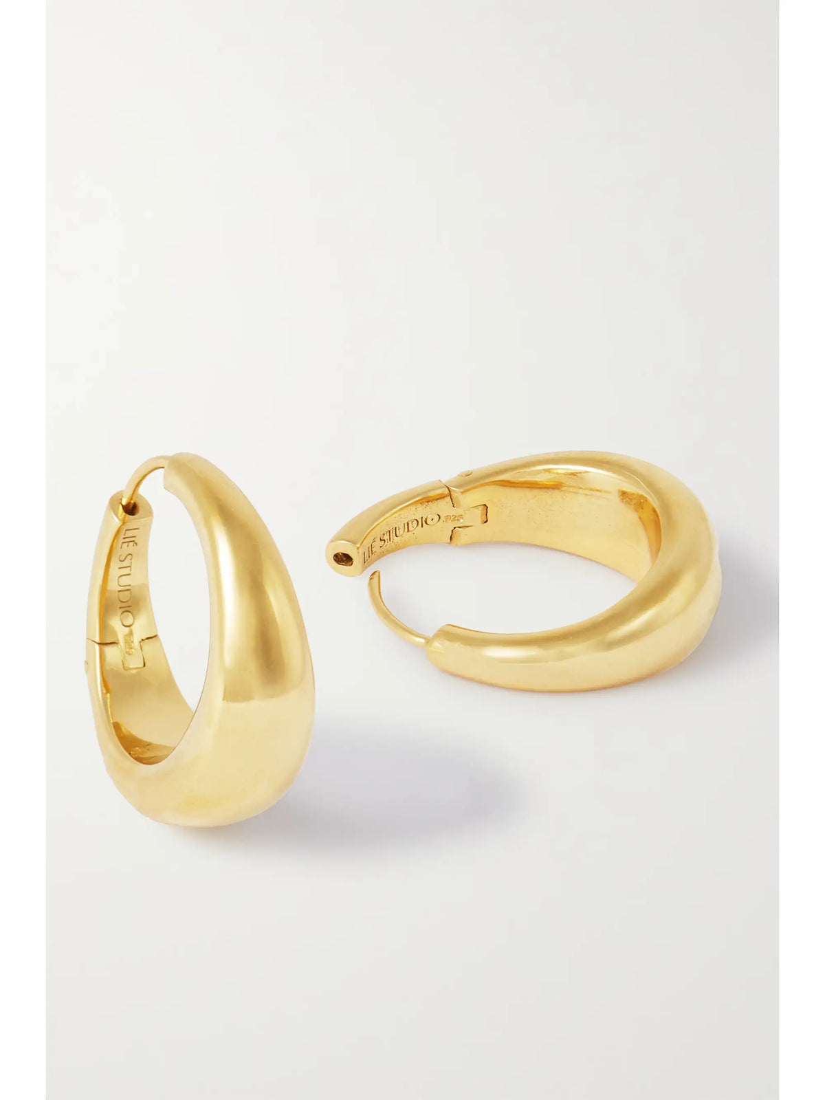The Andrea Gold-plated Hoop Earrings