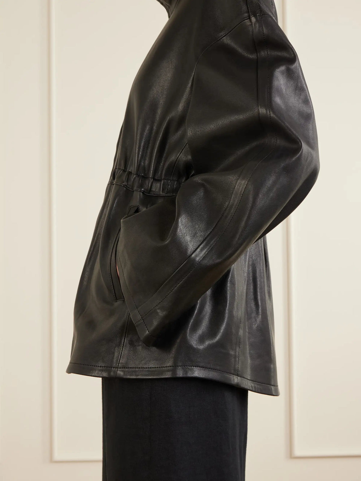 Nour Hammour Passage Leather Jacket