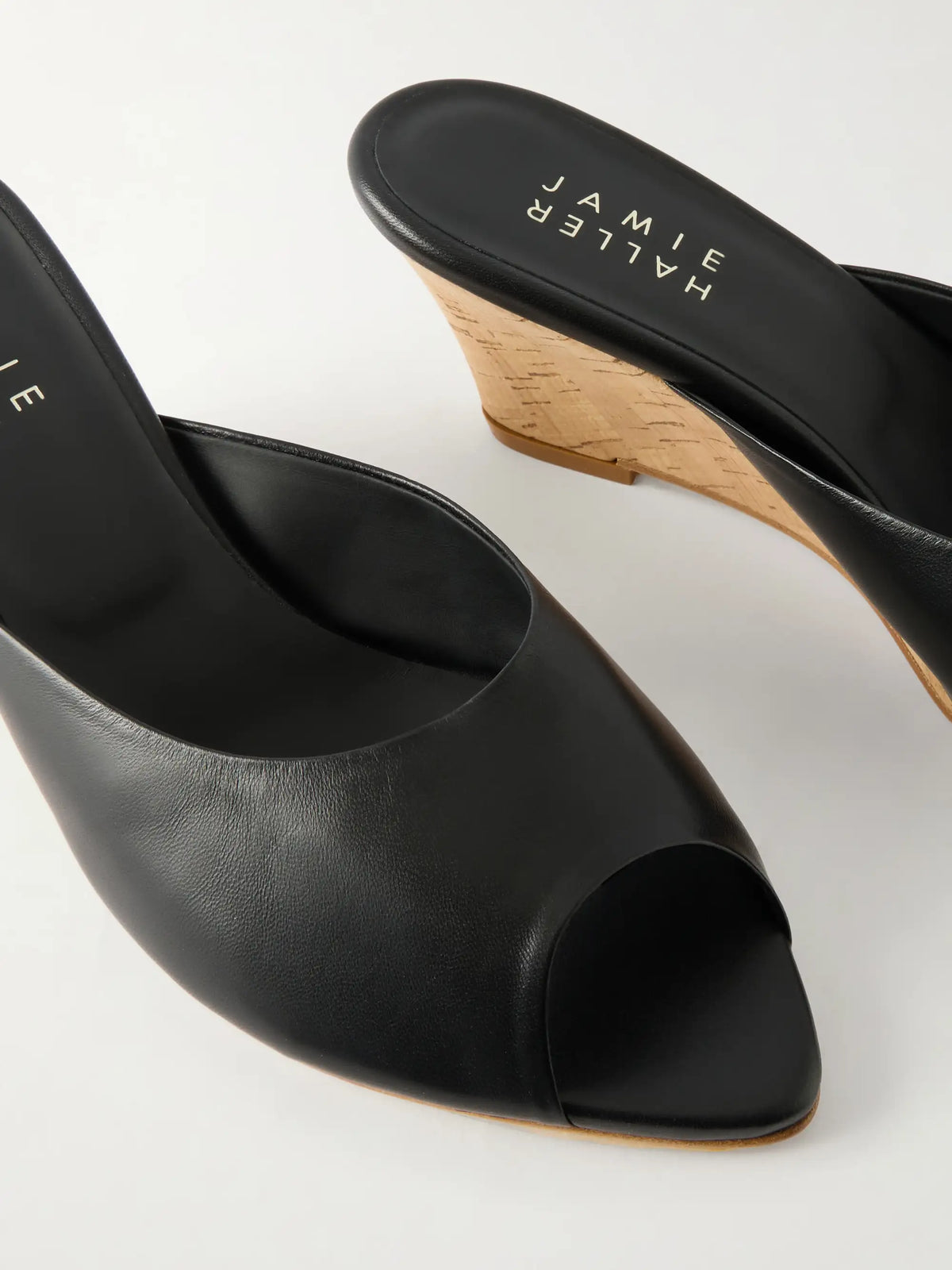 The Kit Slide Leather Platform Sandals