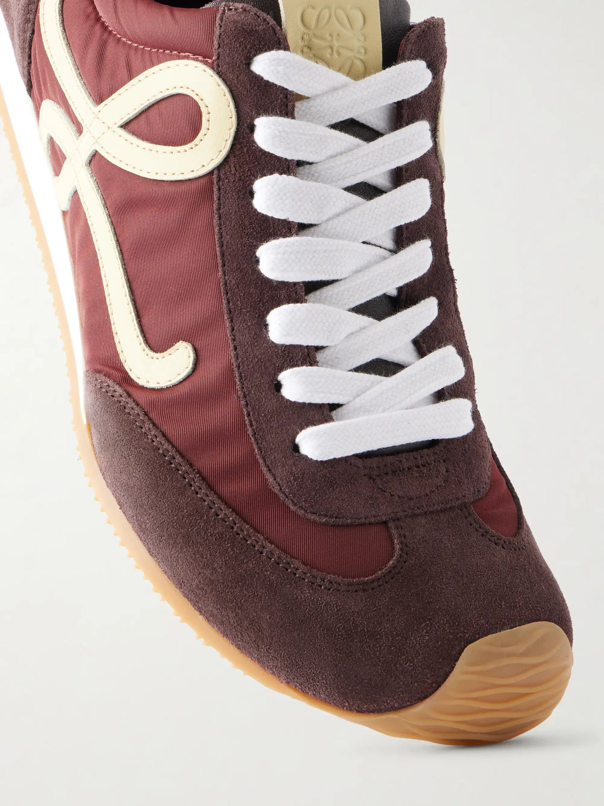 Ballet Runner 2.0 Logo-appliquéd Suede-trimmed Shell Sneakers
