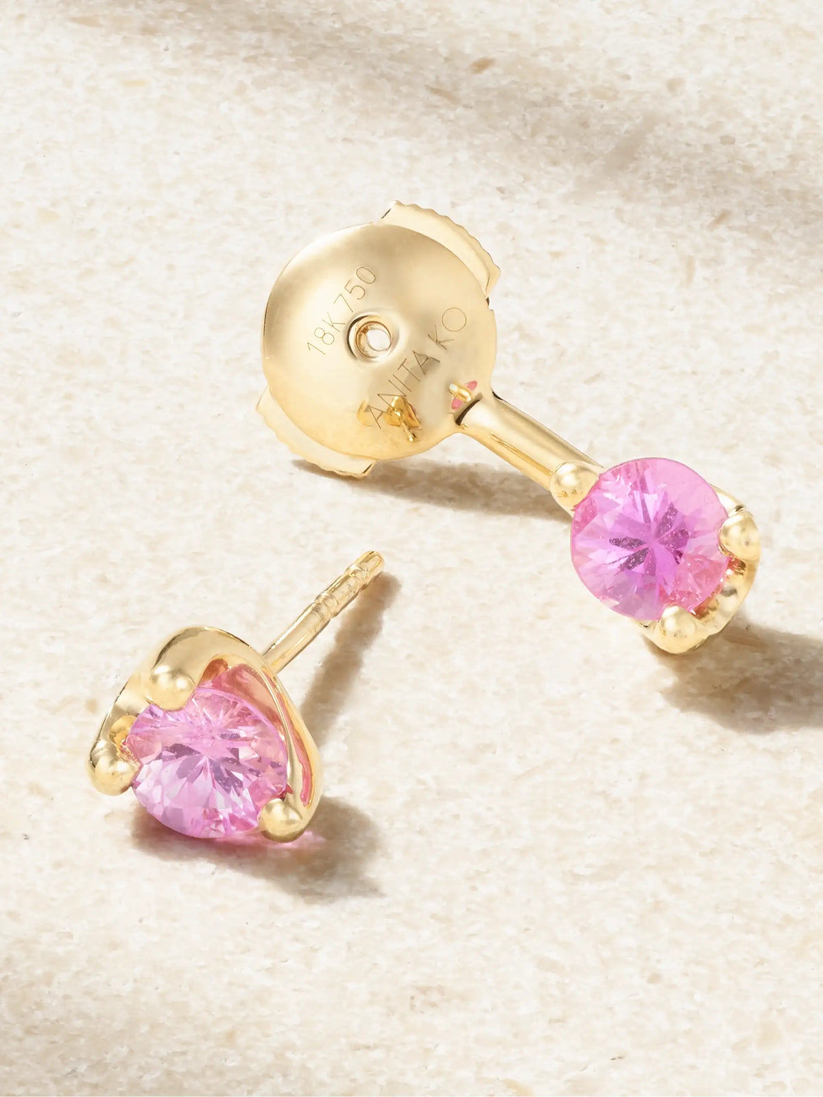 Orbit 18-karat Gold Sapphire Single Earring