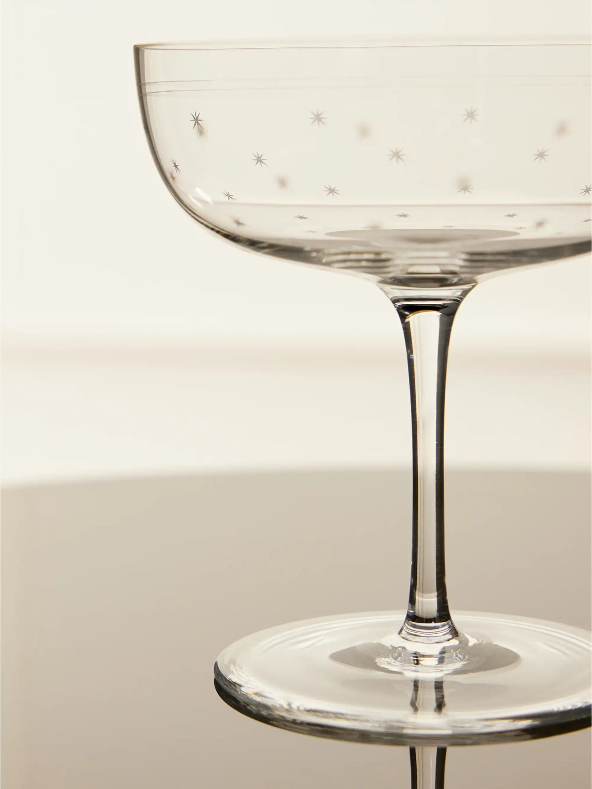 Rothschild Stars Set Of Two Crystal Champagne Cup
