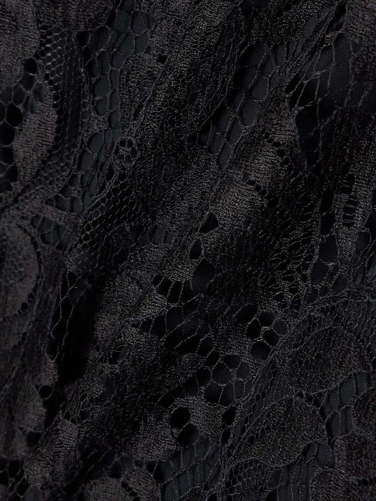 Cotton-blend Lace Midi Skirt