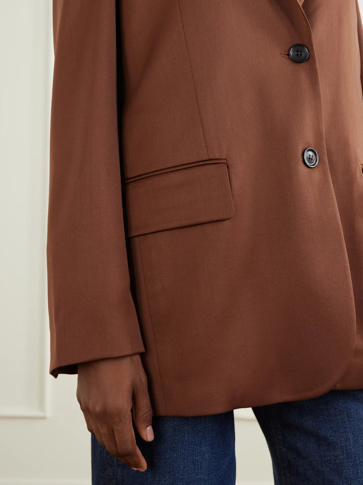 Another Tomorrow Wool Blazer