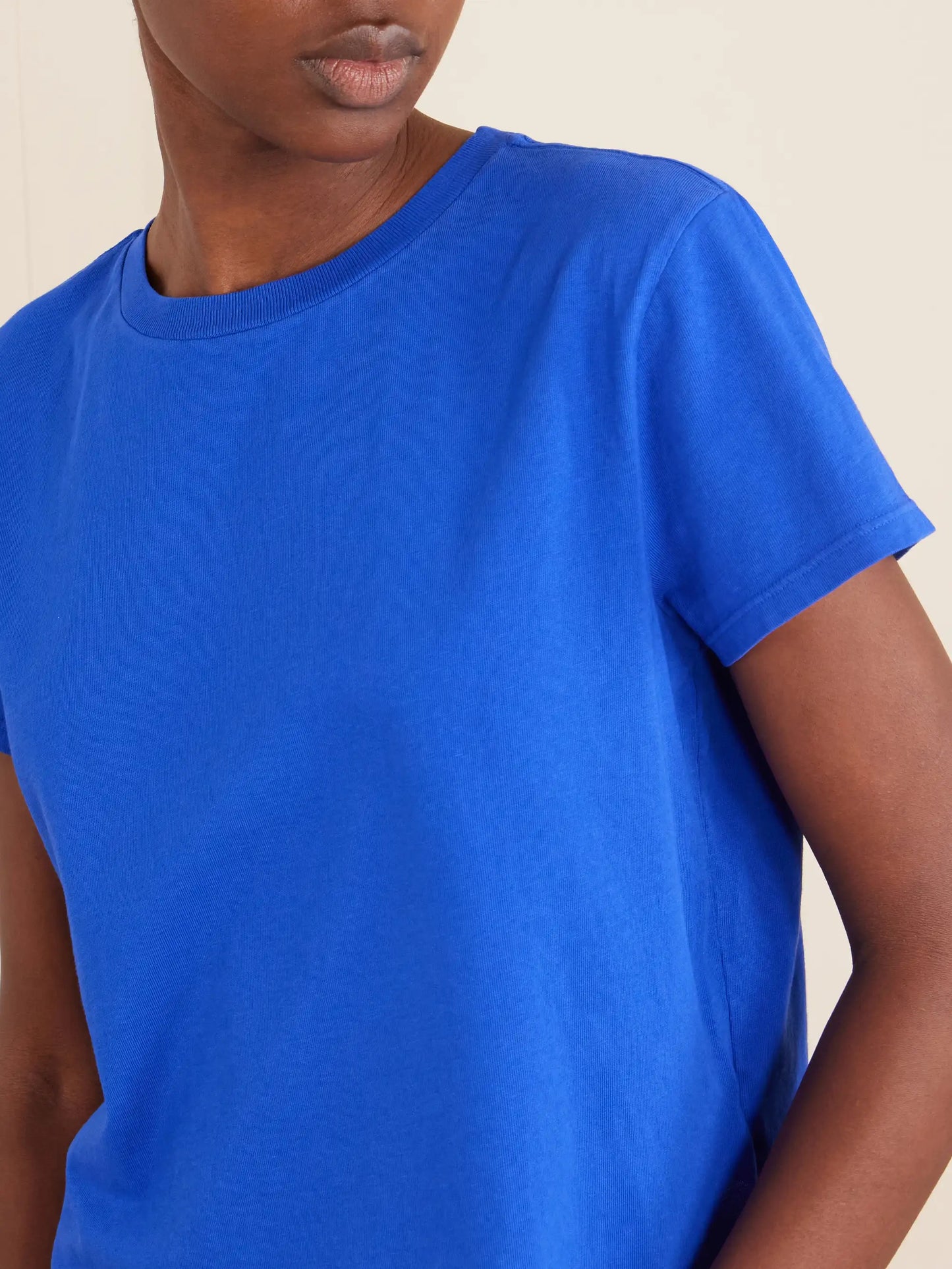 Adine Cropped Organic Cotton-jersey T-shirt