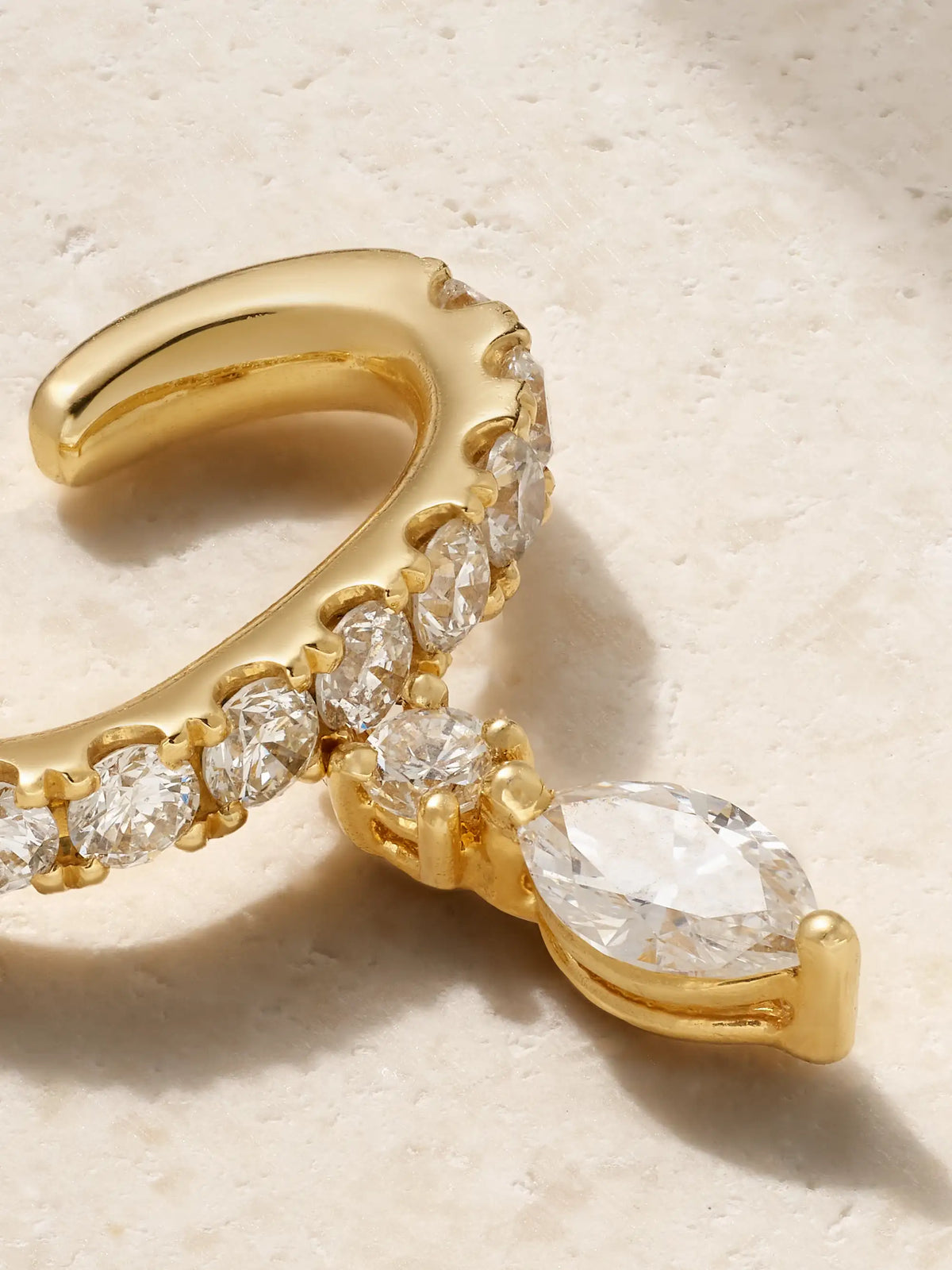 Daphne 18-karat Gold Diamond Ear Cuff