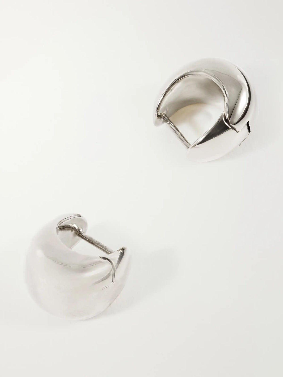 The Violet Sterling Silver Hoop Earrings
